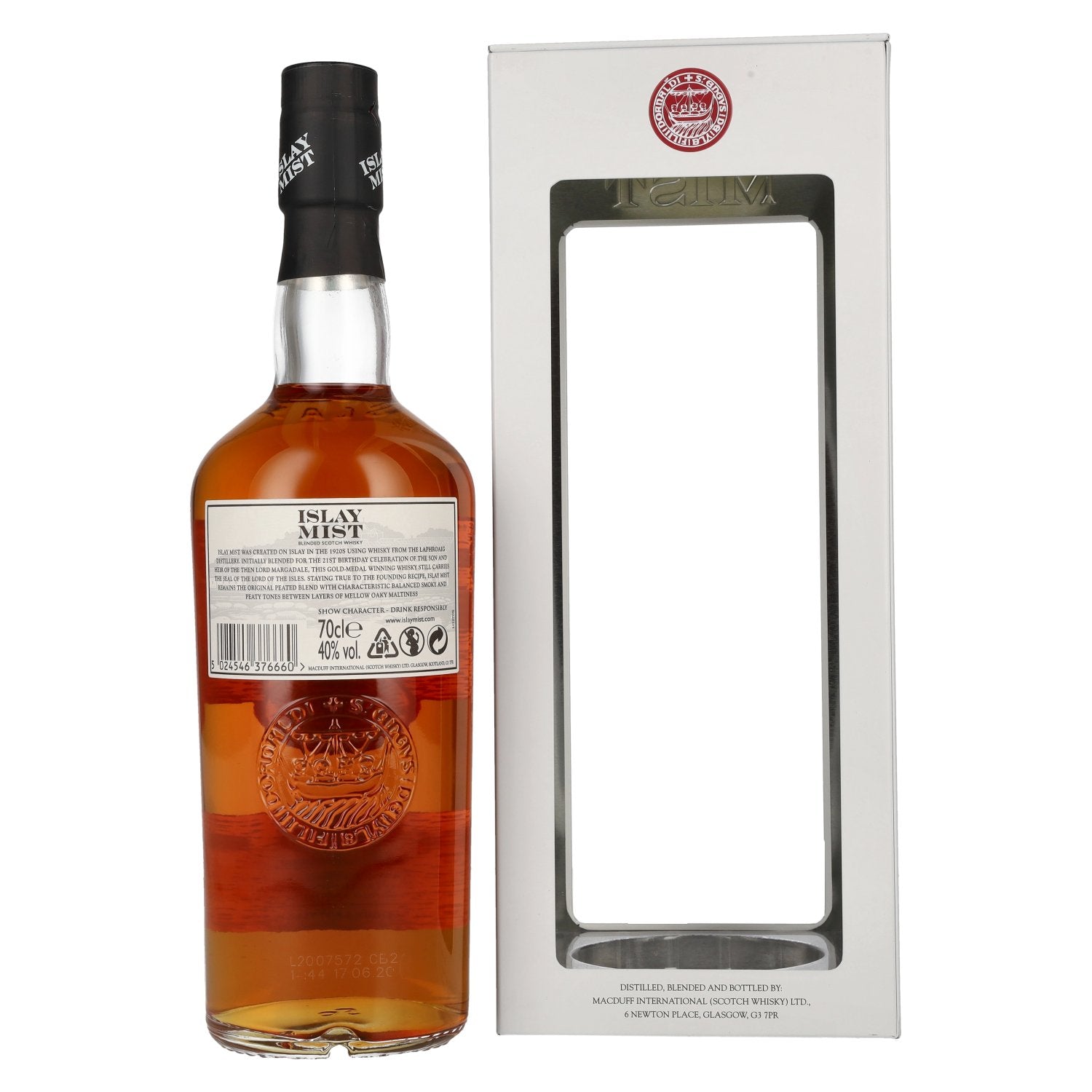 Islay Mist 12 Years Old Blended Scotch Whisky 40% Vol. 0,7l in Geschenkbox