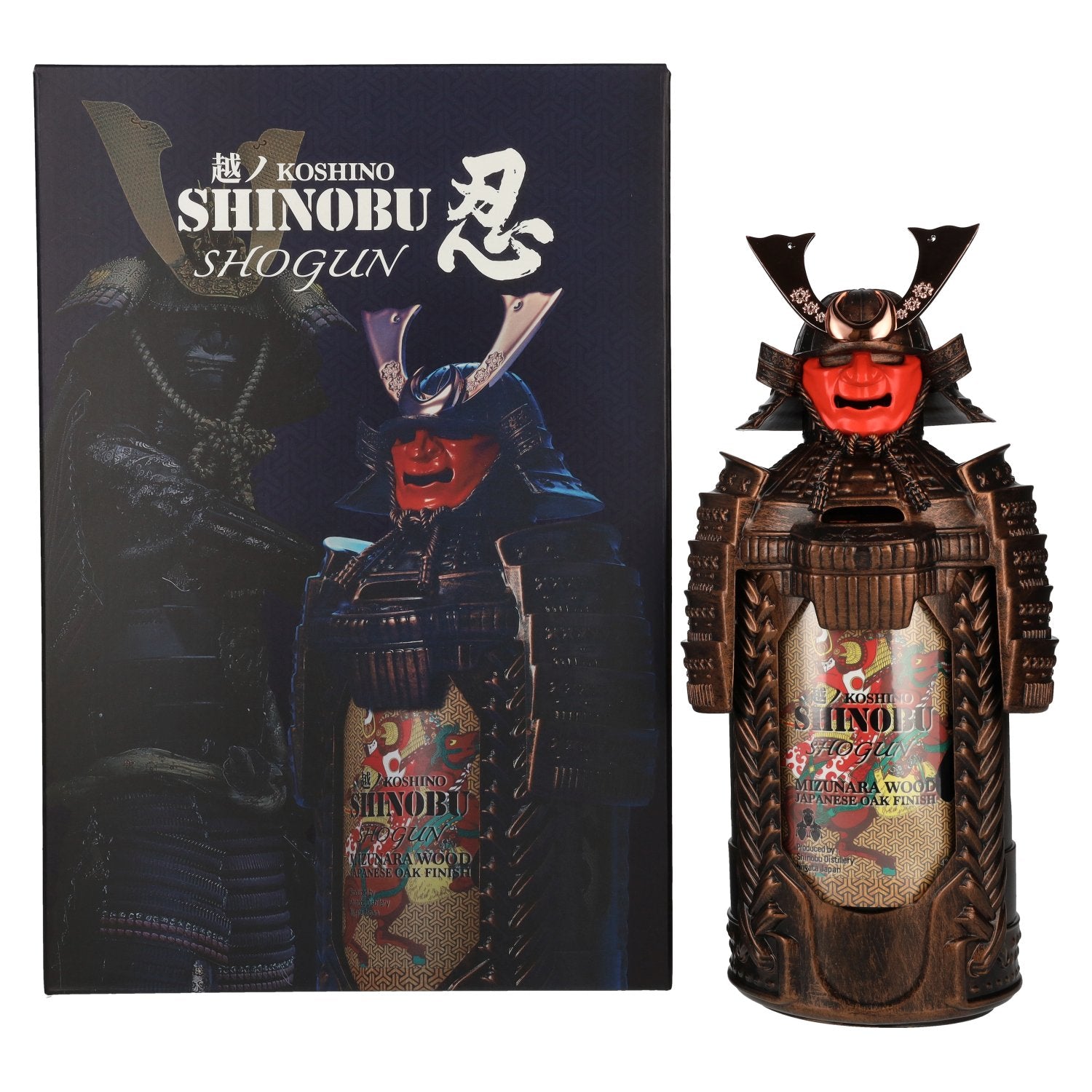 The Koshi-No Shinobu SHOGUN Blended Whisky Mizunara Oak Finish 43% vol. 0,7l en coffret cadeau