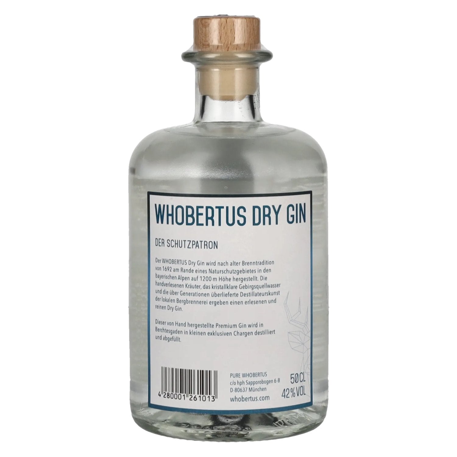 Whobertus Dry Gin 42% vol. 0,5l