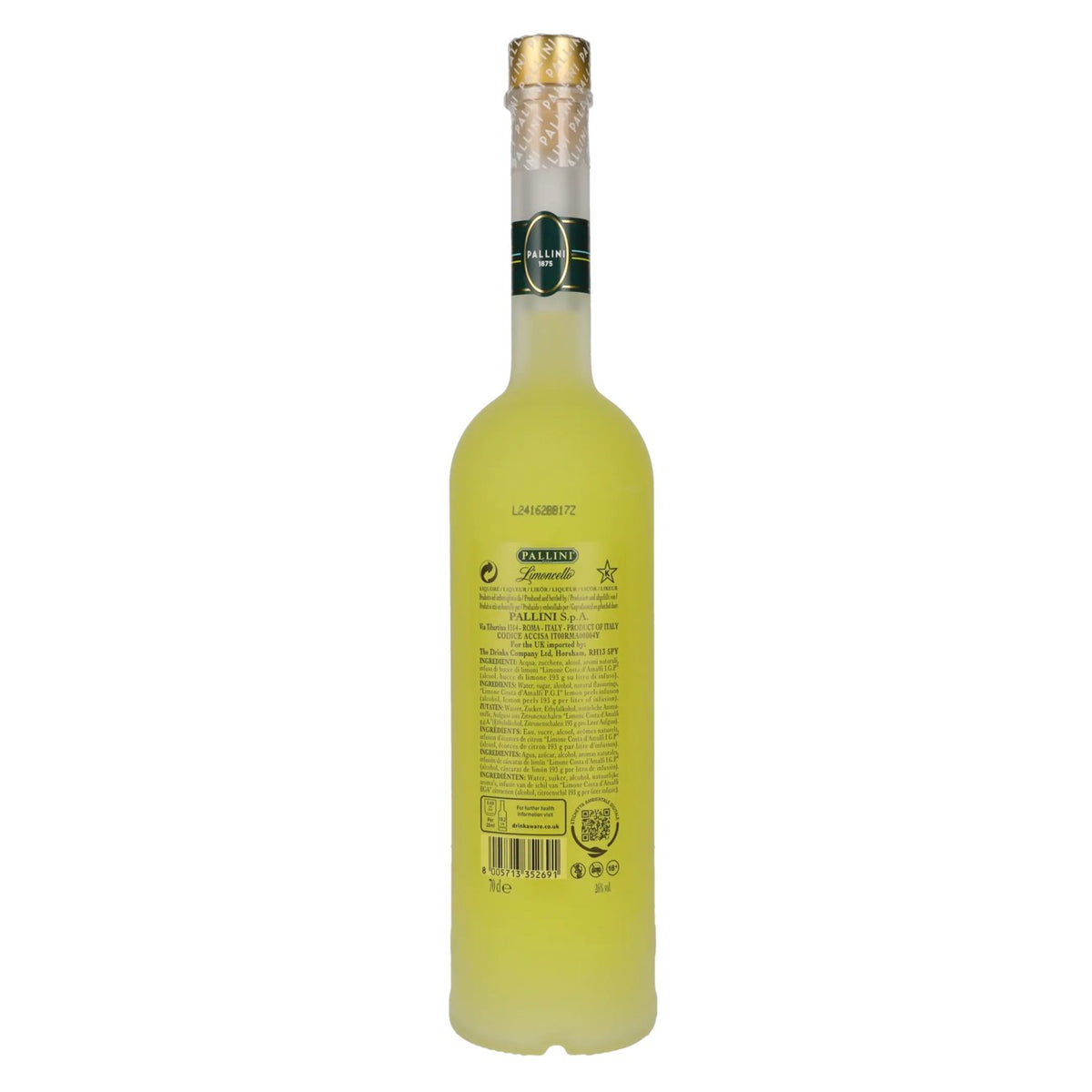 Pallini Limoncello Liqueur 26% Vol. 0,7l
