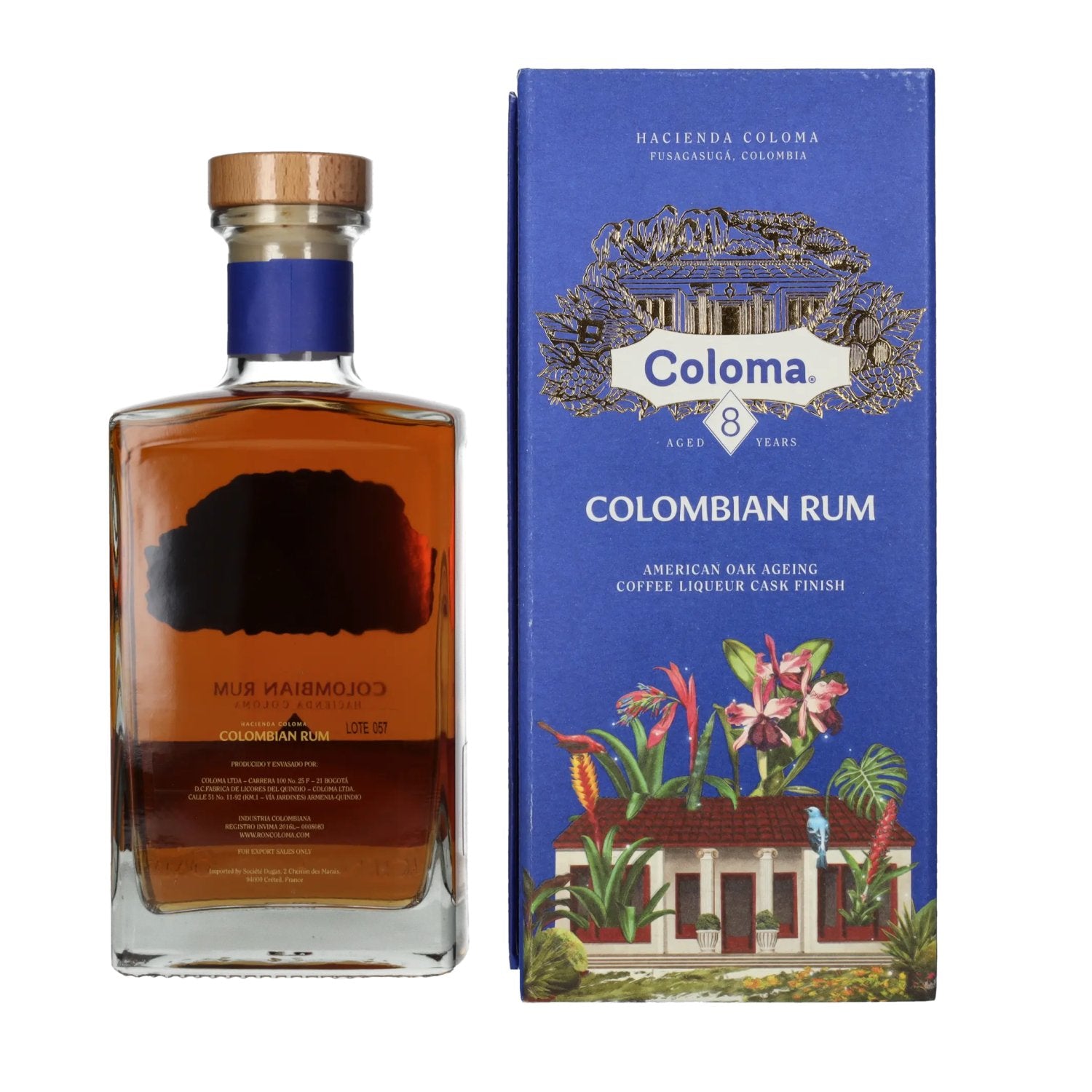 Ron Coloma 8 Years Old 40% Vol. 0,7l in Geschenkbox