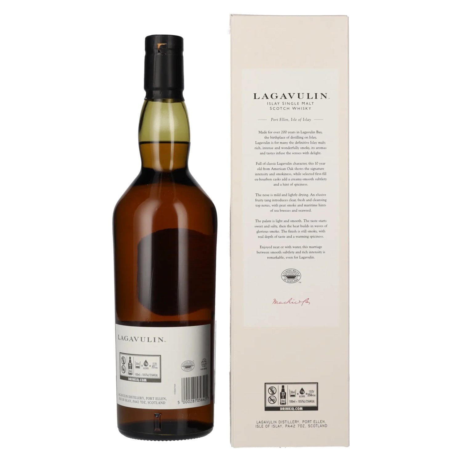 Lagavulin 10 Years Old Single Malt Whisky 43% Vol. 0,7l in Geschenkbox