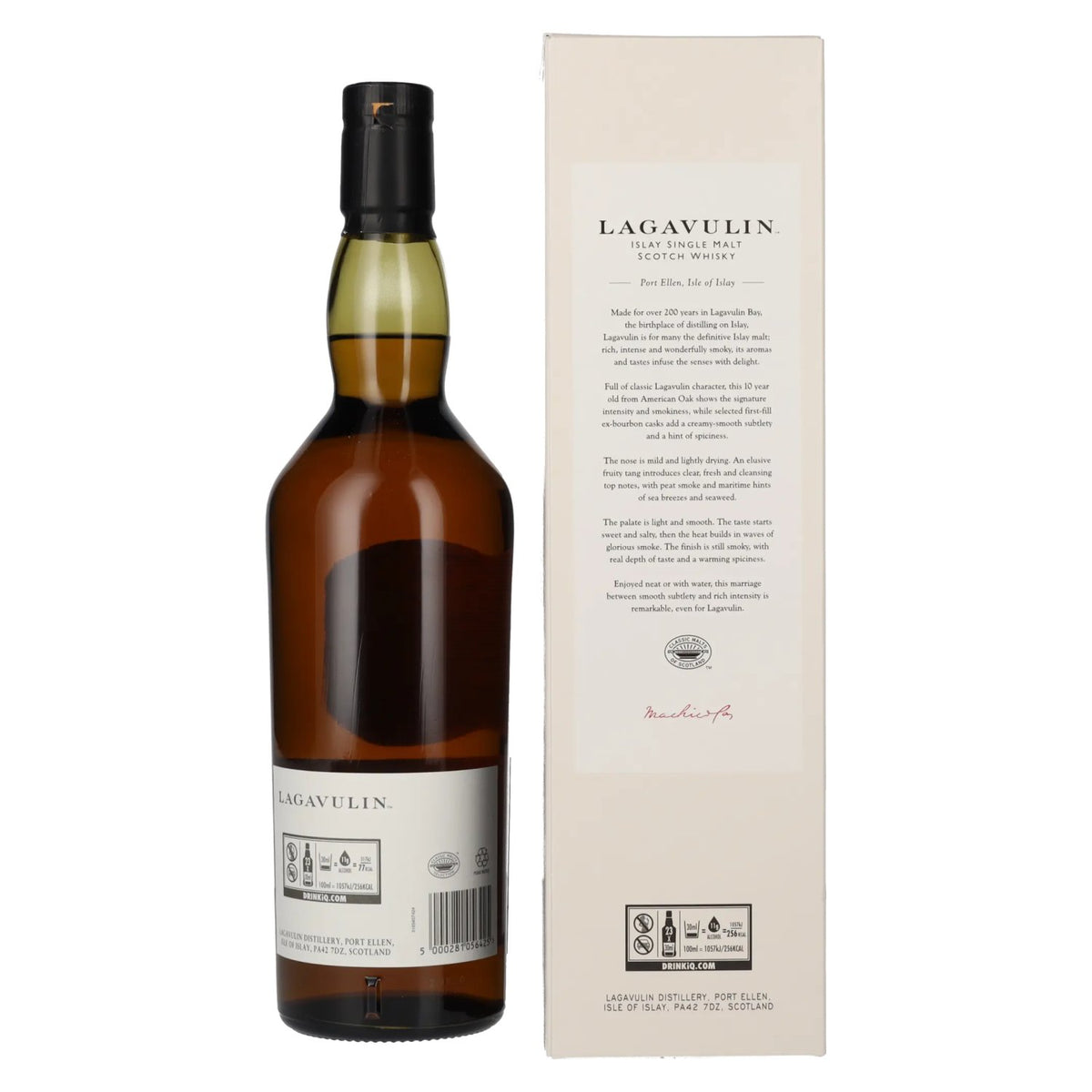 Lagavulin 10 Years Old Single Malt Whisky 43% Vol. 0,7l in Geschenkbox
