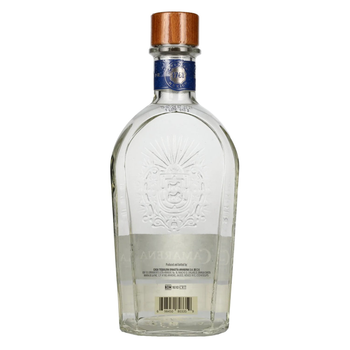 Familia Camarena Tequila Silver 38% Vol. 0,7l
