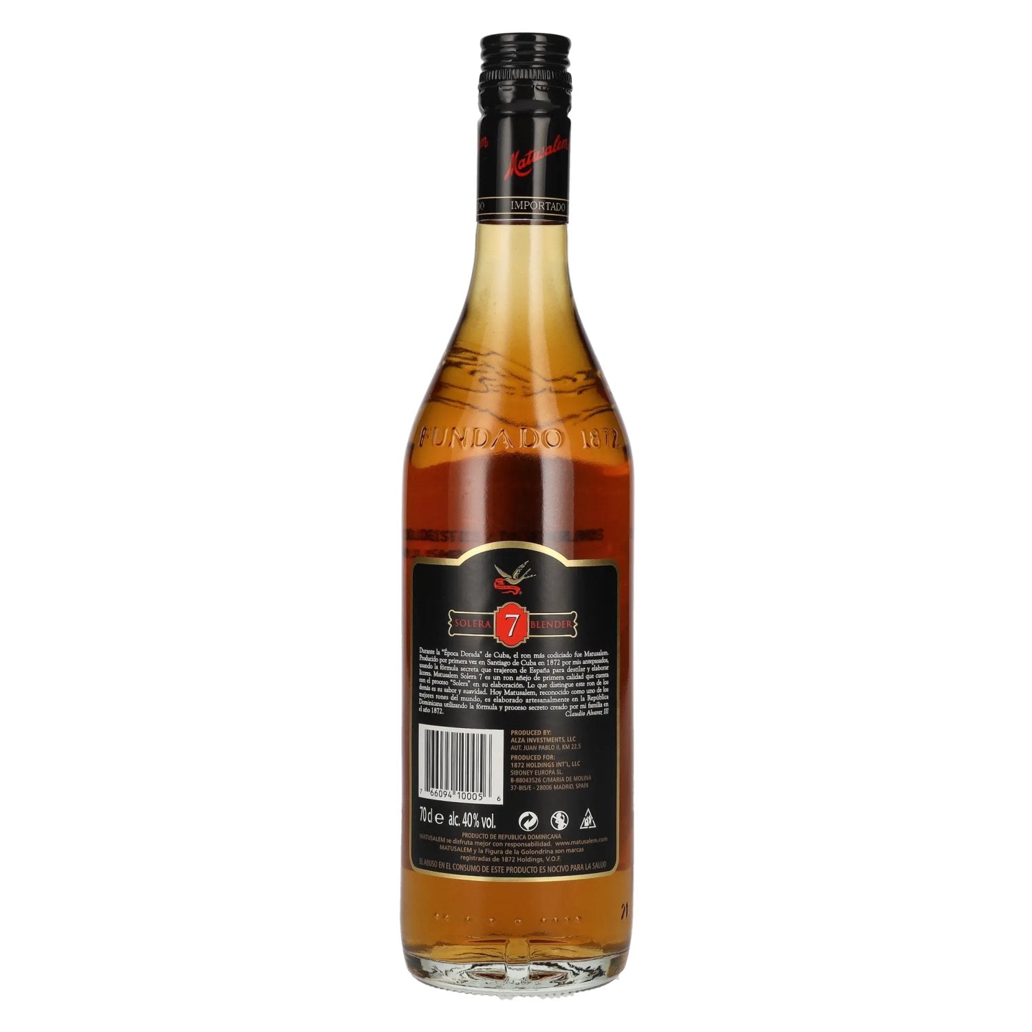 Ron Matusalem 7 Solera Blender Rum 40% Vol. 0,7l