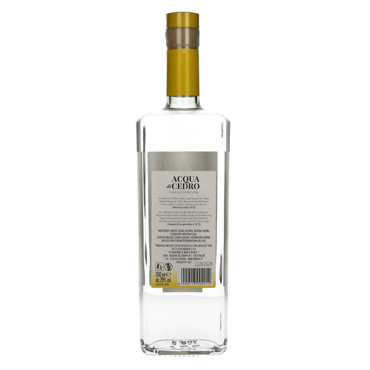 Nardini ACQUA DI CEDRO Liquore Zitronenlikör 29% Vol. 0,7l