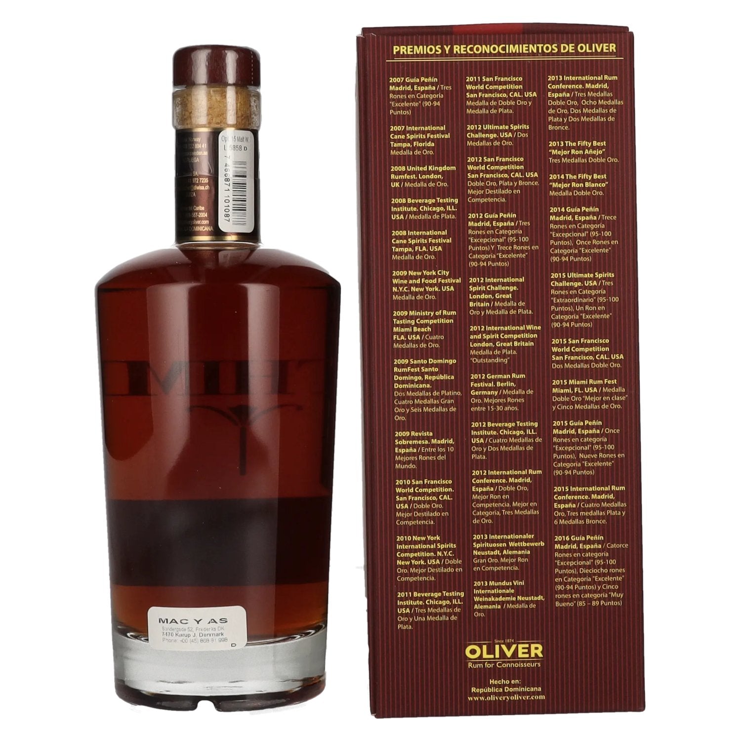 Opthimus 15 Sistema Solera Malt Whisky Finish 43% Vol. 0,7l in gift box