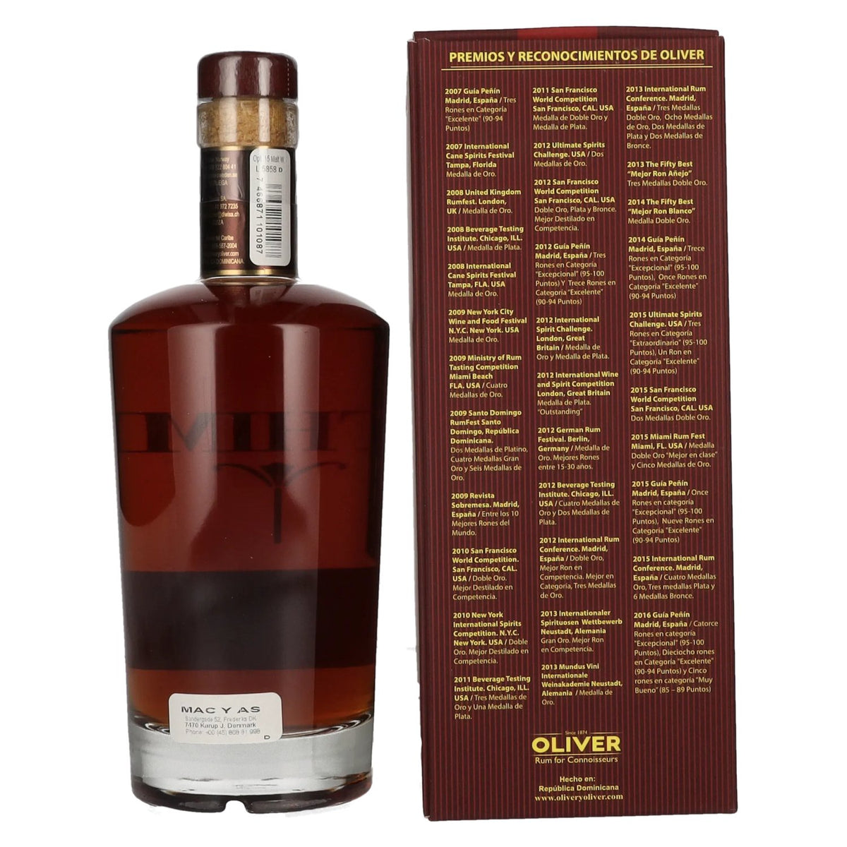Opthimus 15 Sistema Solera Malt Whisky Finish 43% Vol. 0,7l in Geschenkbox