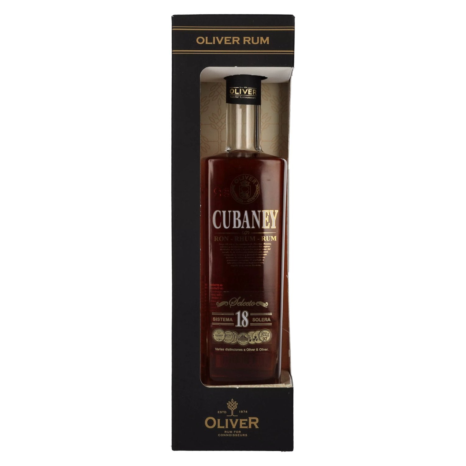 Ron Cubaney SELECTO 18 Sistema Solera 38% vol. 0,7l en boîte cadeau