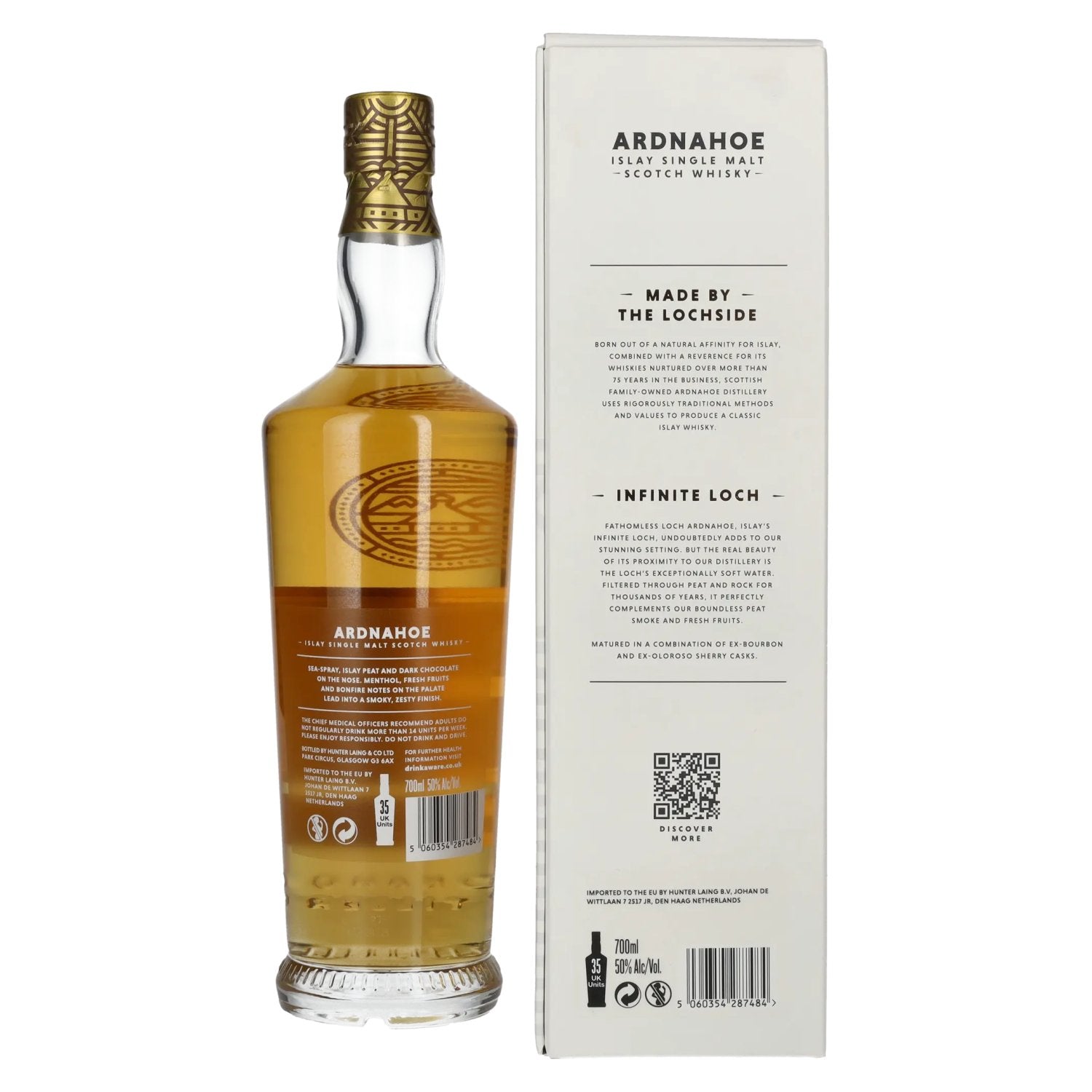 Ardnahoe Infinite Loch Islay Single Malt Scotch Whisky 50% Vol. 0,7l in gift box