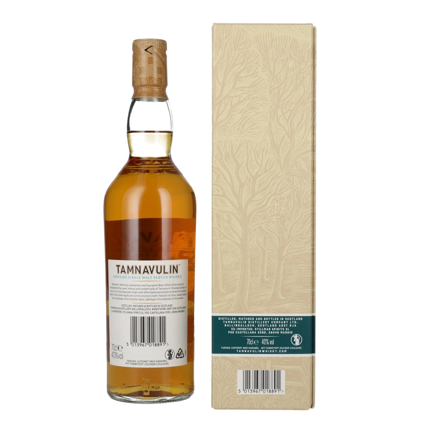 Tamnavulin WHITE WINE SAUVIGNON BLANC CASK Speyside Single Malt Scotch Whisky 40% Vol. 0,7l in gift box