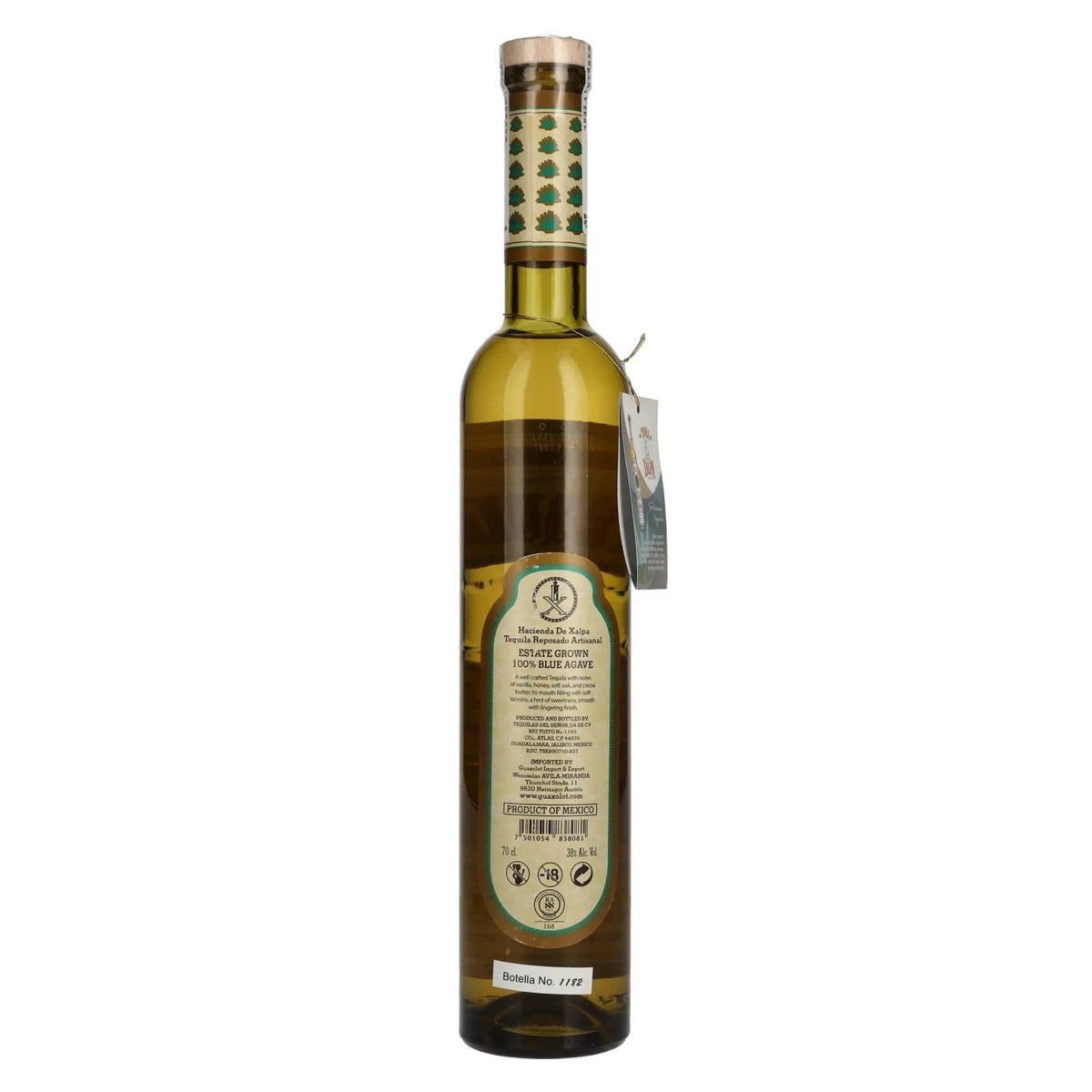 Hacienda De Xalpa Tequila Reposado 100% de Agave 38% vol. 0,7l
