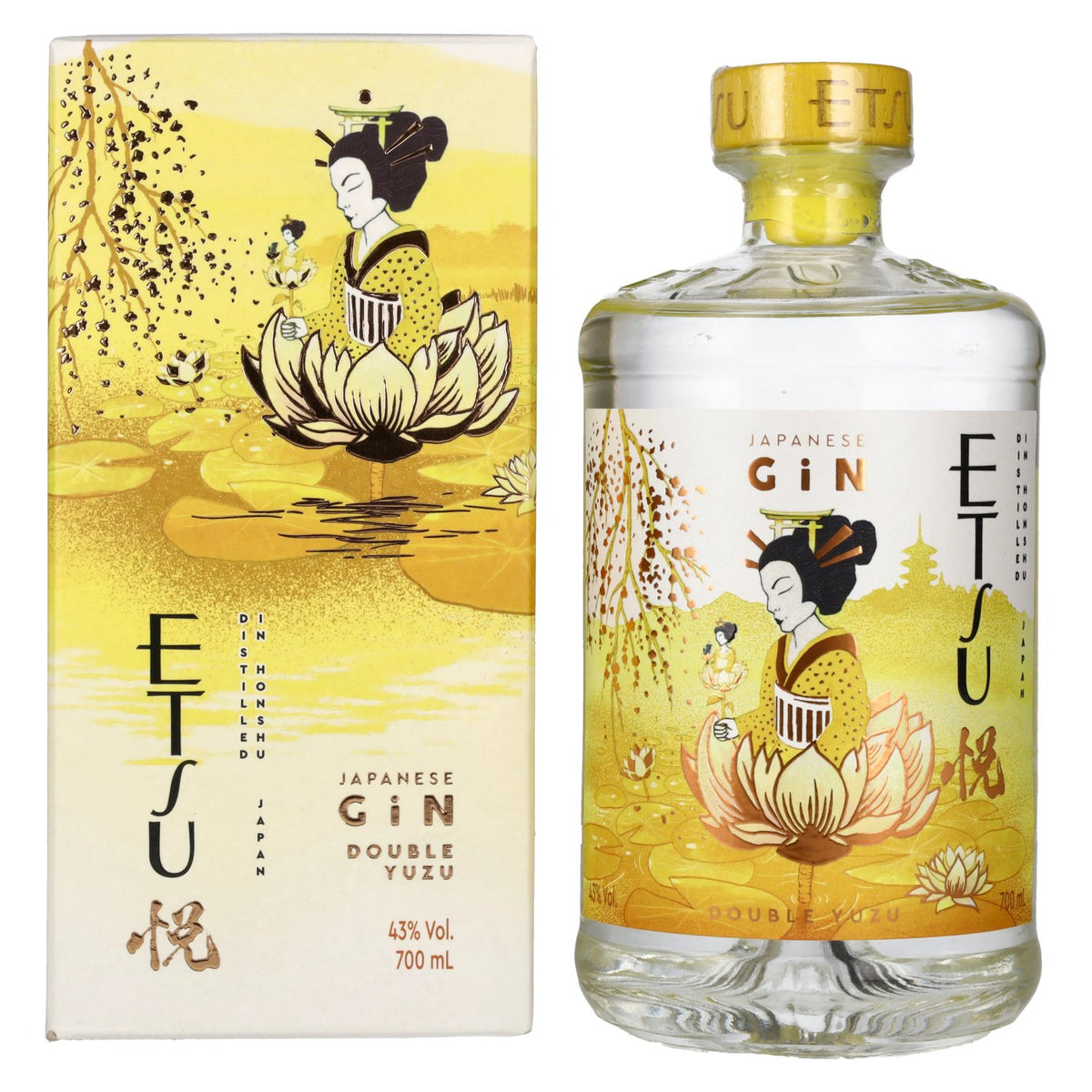 Etsu Gin DOUBLE YUZU Limited Edition 43% Vol. 0,7l in gift box
