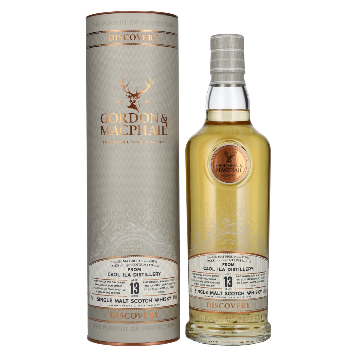 Gordon &amp; MacPhail CAOL ILA 13 Years Old DISCOVERY Single Malt Scotch Whisky 43% Vol. 0,7l in gift box