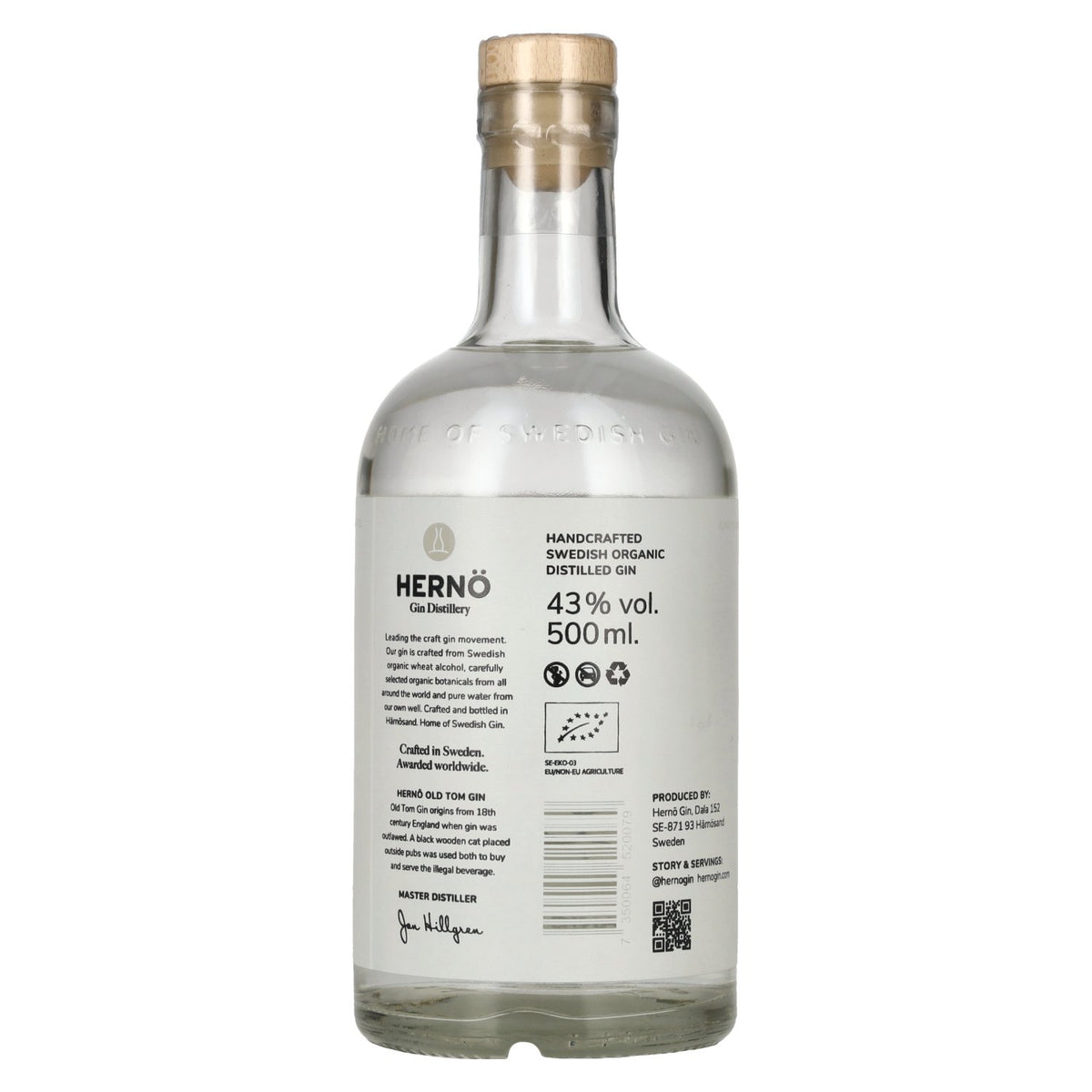 Hernö OLD TOM GIN 43% Vol. 0,5l