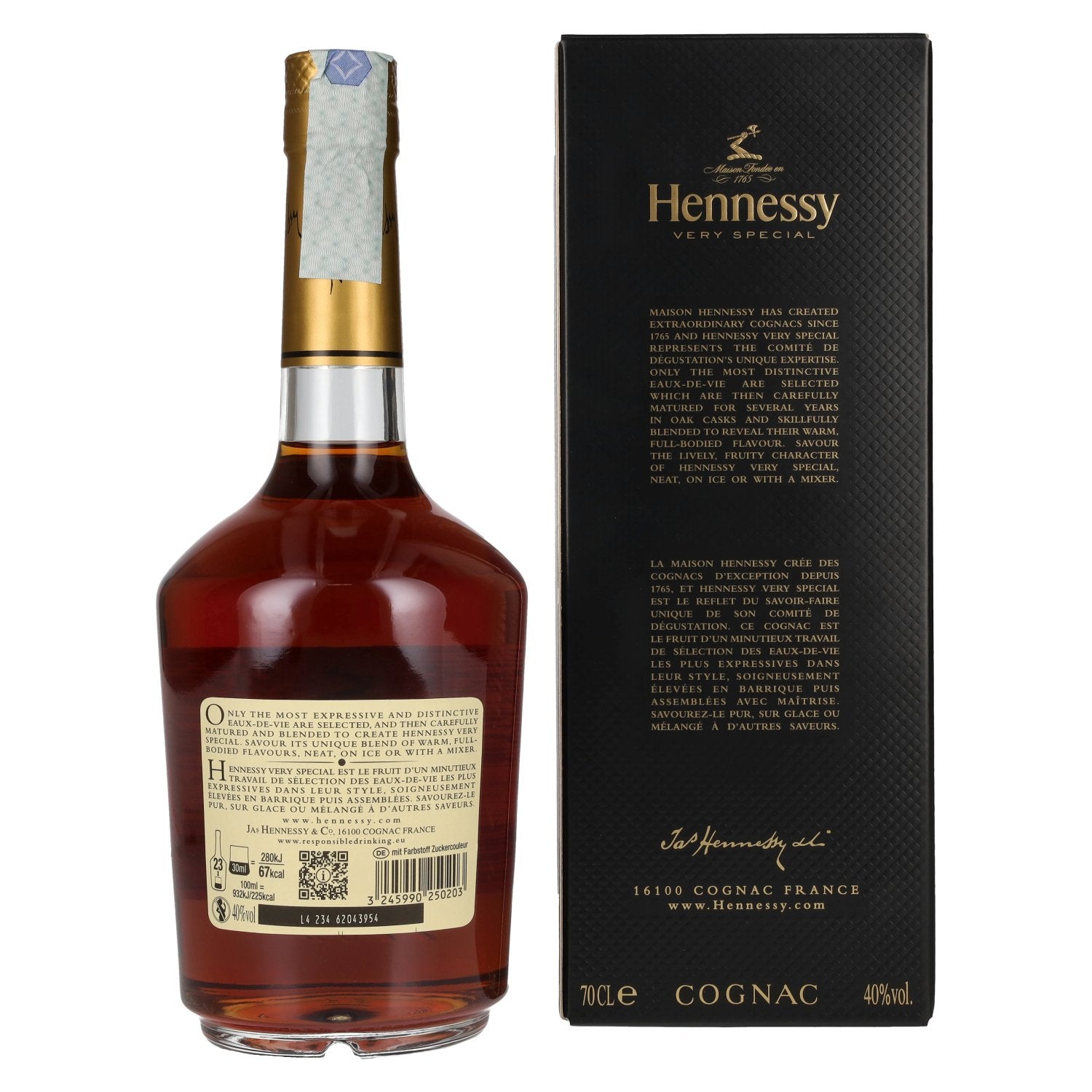 Hennessy Very Special Cognac 40% Vol. 0,7l in Geschenkbox