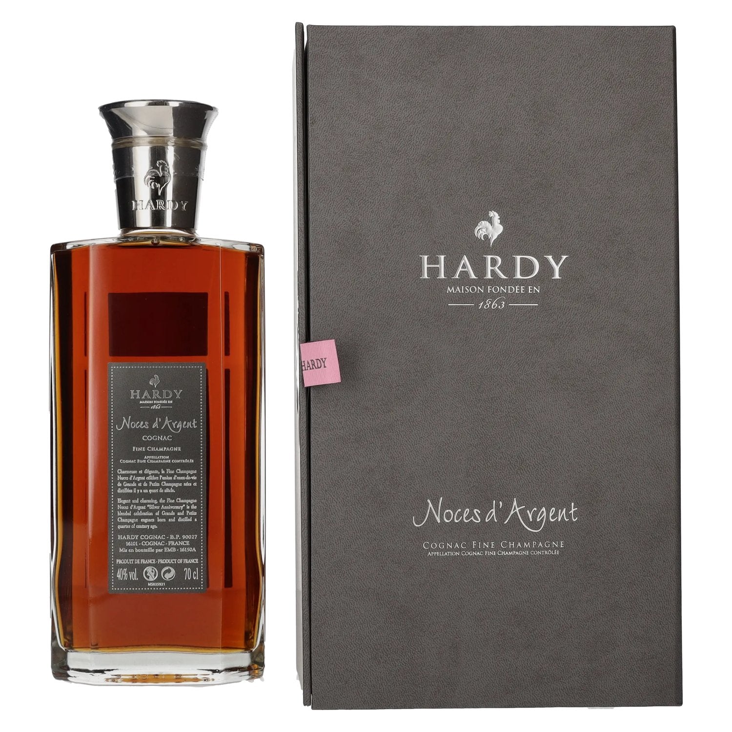 Hardy Cognac Noces d'Argent 40% Vol. 0,7l in gift box