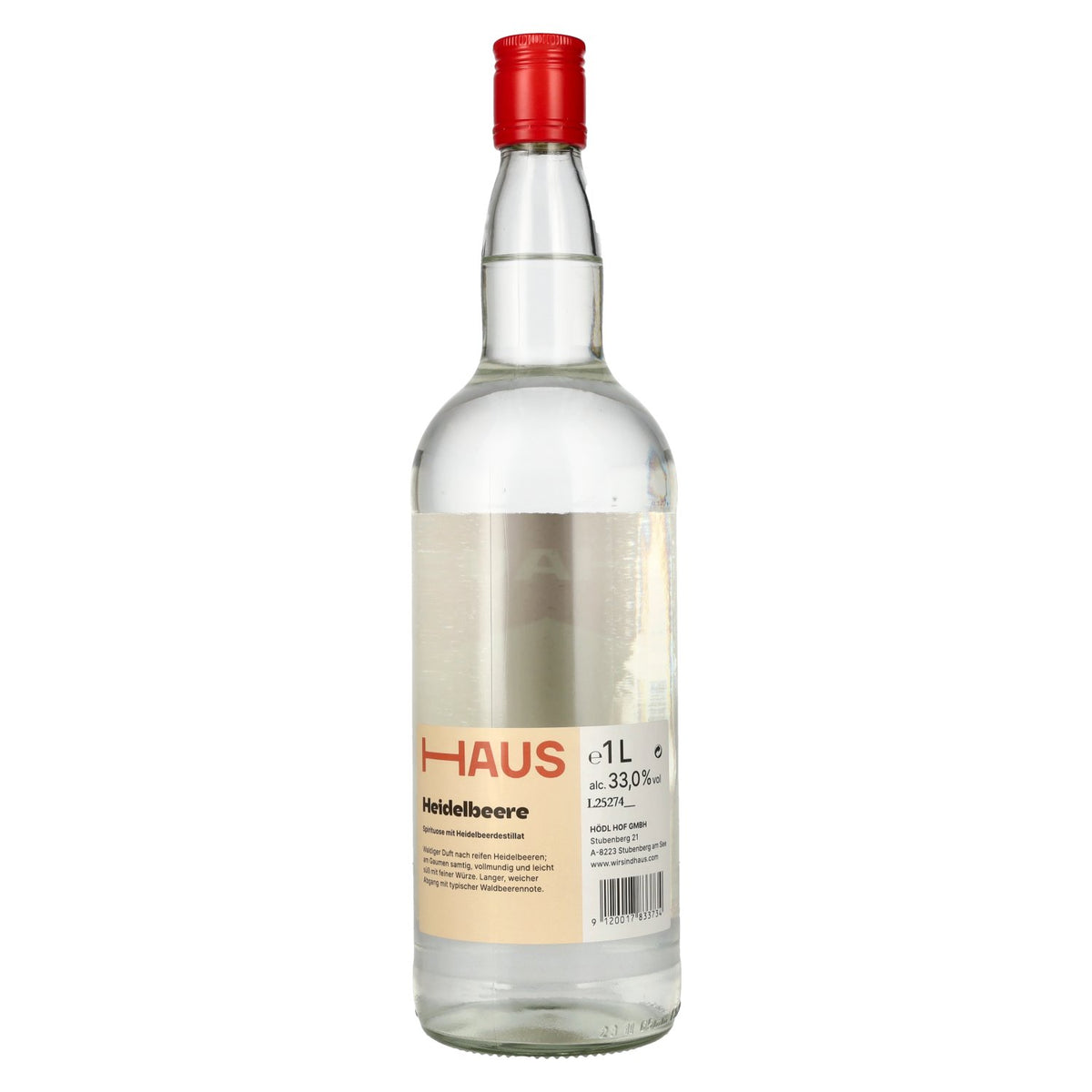 Hödl Hof HAUS HEIDELBEERE Spirit 33% Vol. 1l
