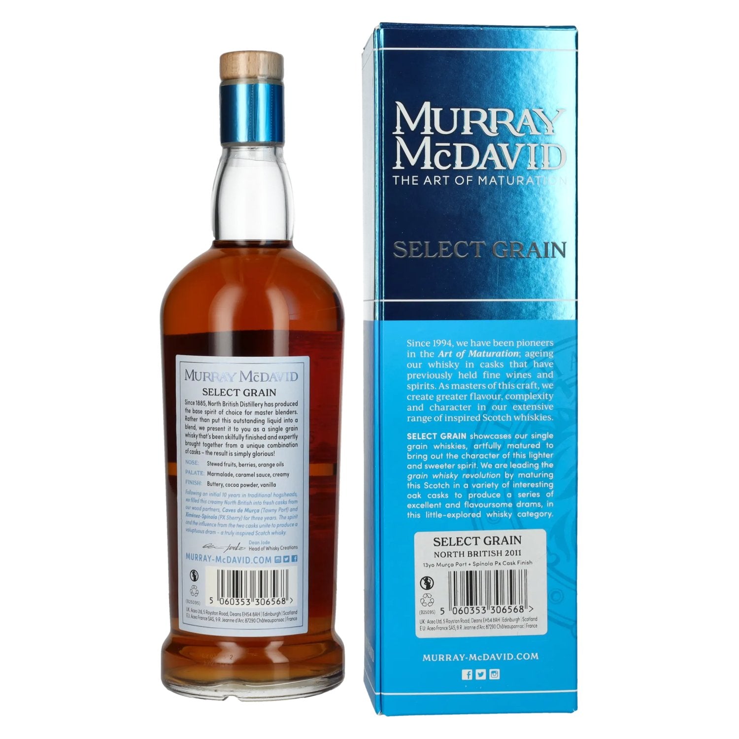 Murray McDavid BENCHMARK 13 Years Old NORTH BRITISH Port & PX Cask Finish 2011 51,7% Vol. 0,7l in Geschenkbox