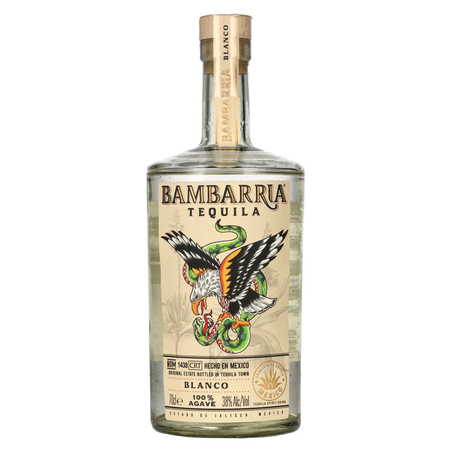 Bambarria Tequila Blanco 100% agave 38% vol. 0,7l