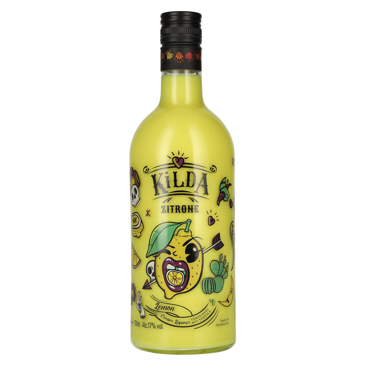 Kilda Zitrone Cream Liqueur 17% Vol. 0,7l