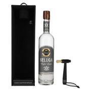 Beluga Gold Line Vodka Montenegro 40% Vol. 0.7l in leather-look gift box with brush