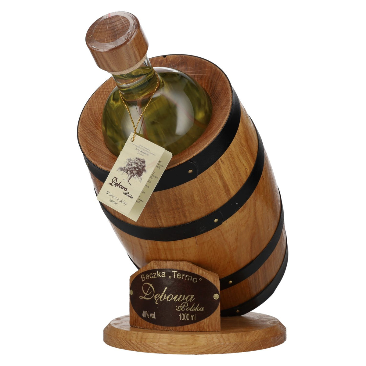 Debowa Wódka wooden barrel 40% Vol. 1l