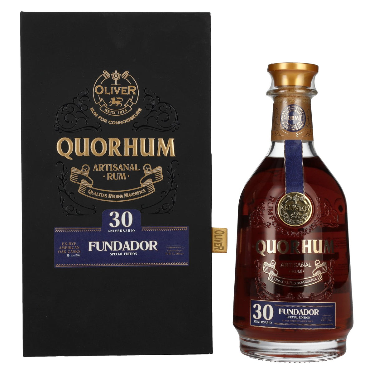 Ron Quorhum 30 Aniversario FUNDADOR Special Edition 42% Vol. 0,7l in gift box