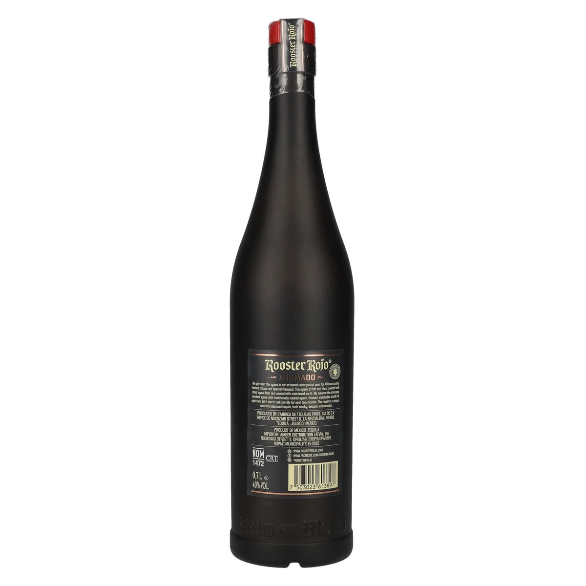 Rooster Rojo AHUMADO Tequila 100% de Agave 40% Vol. 0,7l