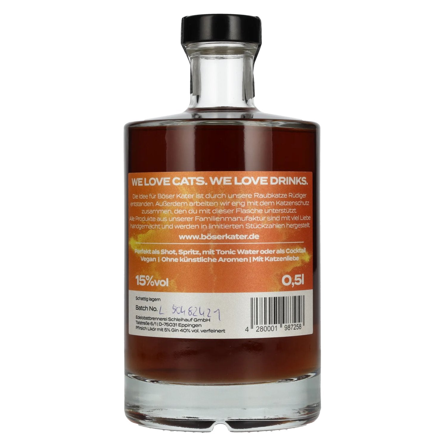 Böser KATER Aperitivo Peach Iced Tea 15% Vol. 0.5l