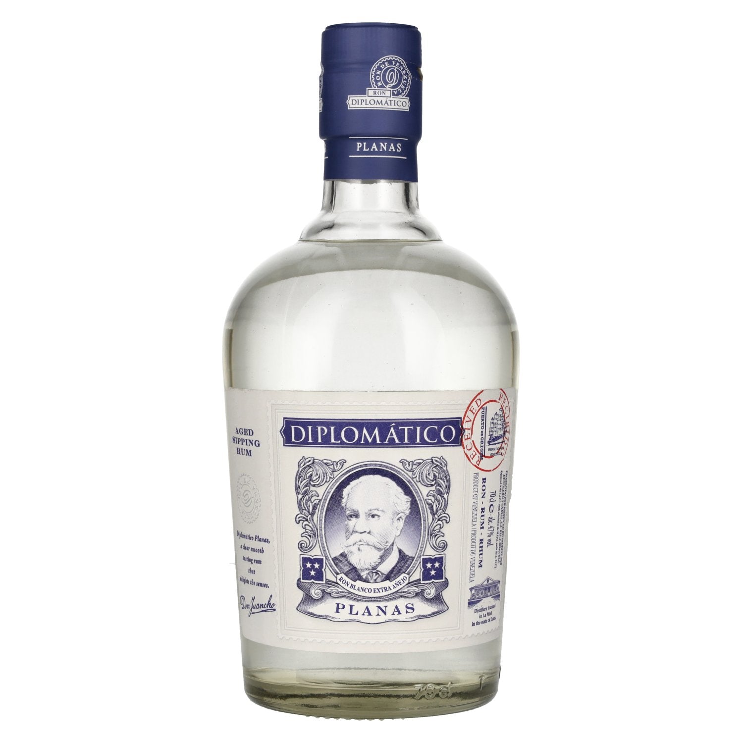 Diplomático PLANAS Roner Blanco Extra Añejo 47% Vol. 0,7l