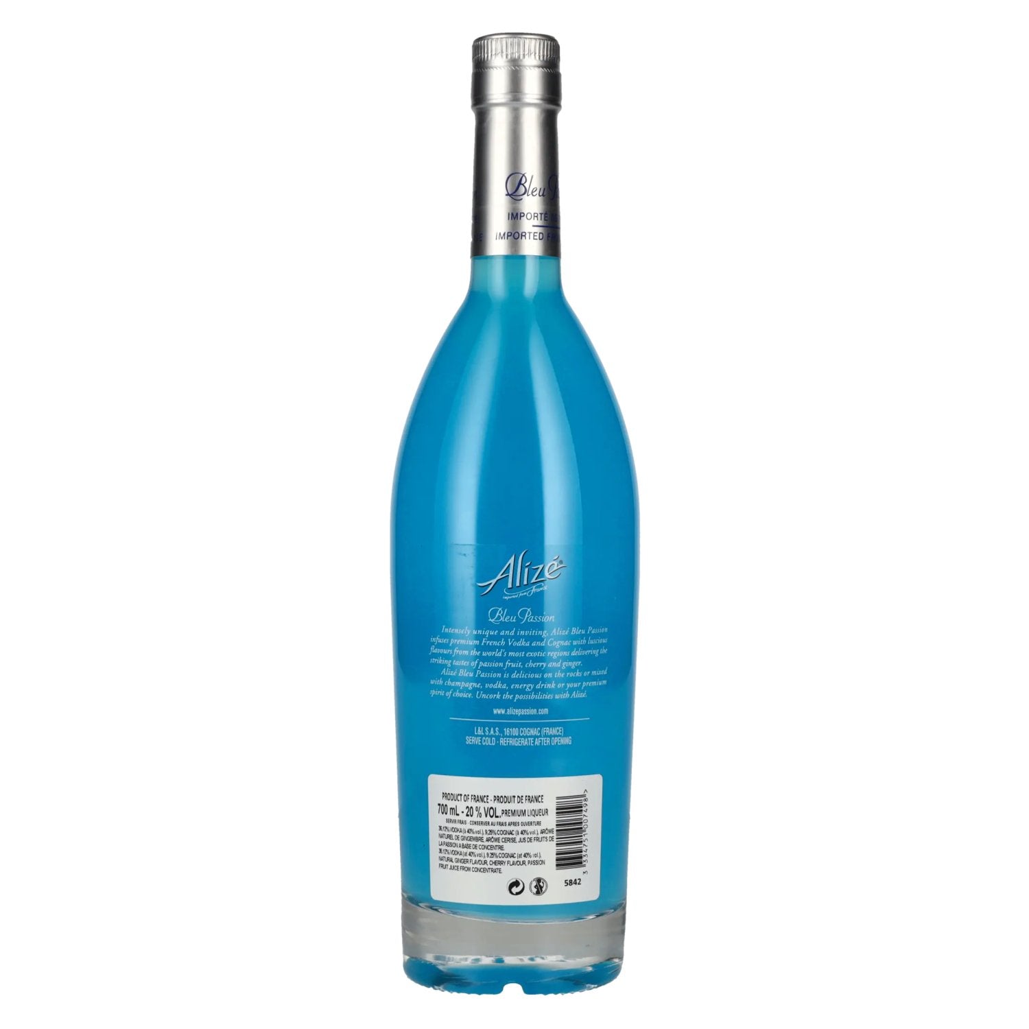 Alizé Bleu Passion Liqueur 20% vol. 0,7l