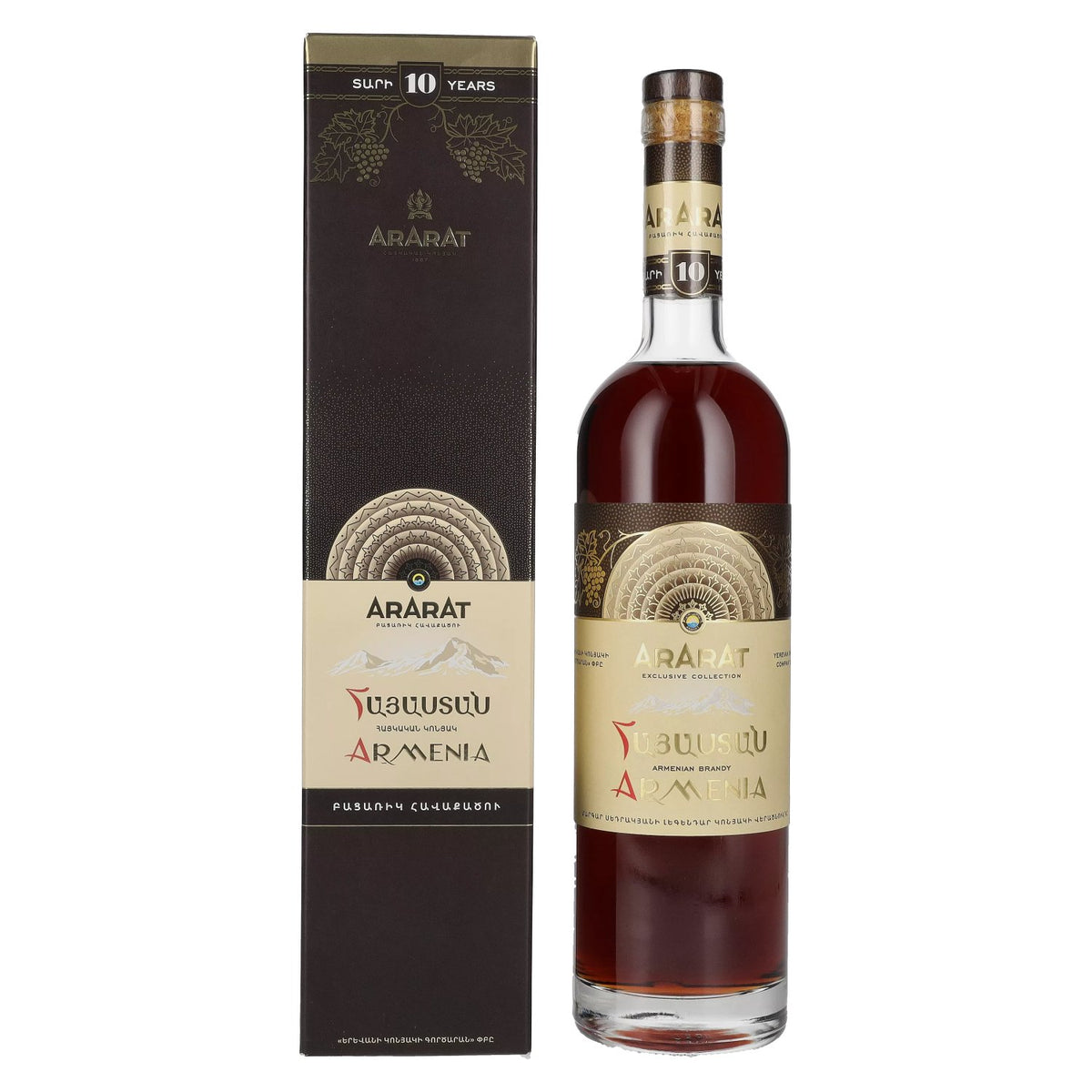 Ararat Armenia 10 Years Old Exclusive Collection 45% Vol. 0,7l in gift box
