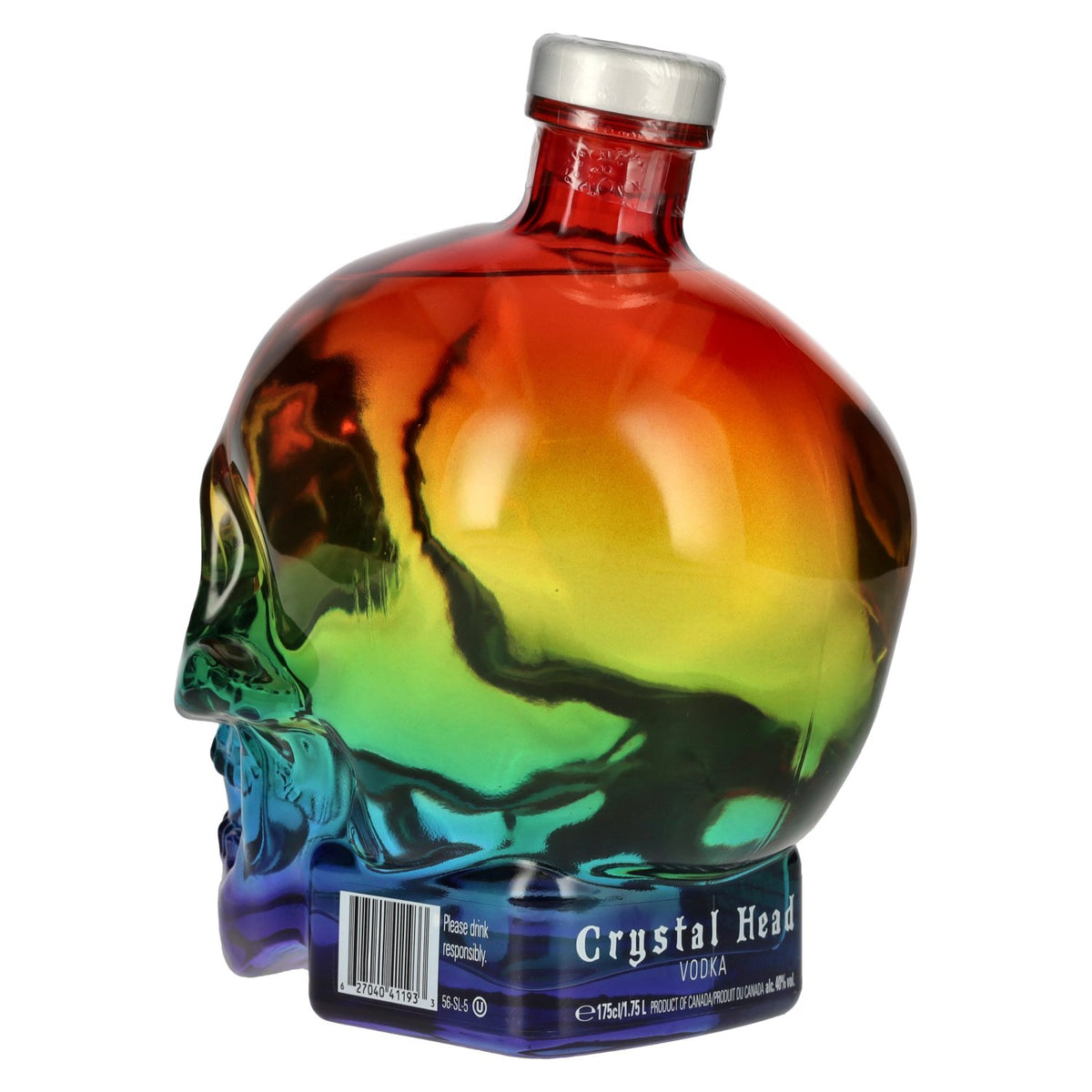 Crystal Head Vodka Pride Rainbow Limited Edition 40% Vol. 1,75l
