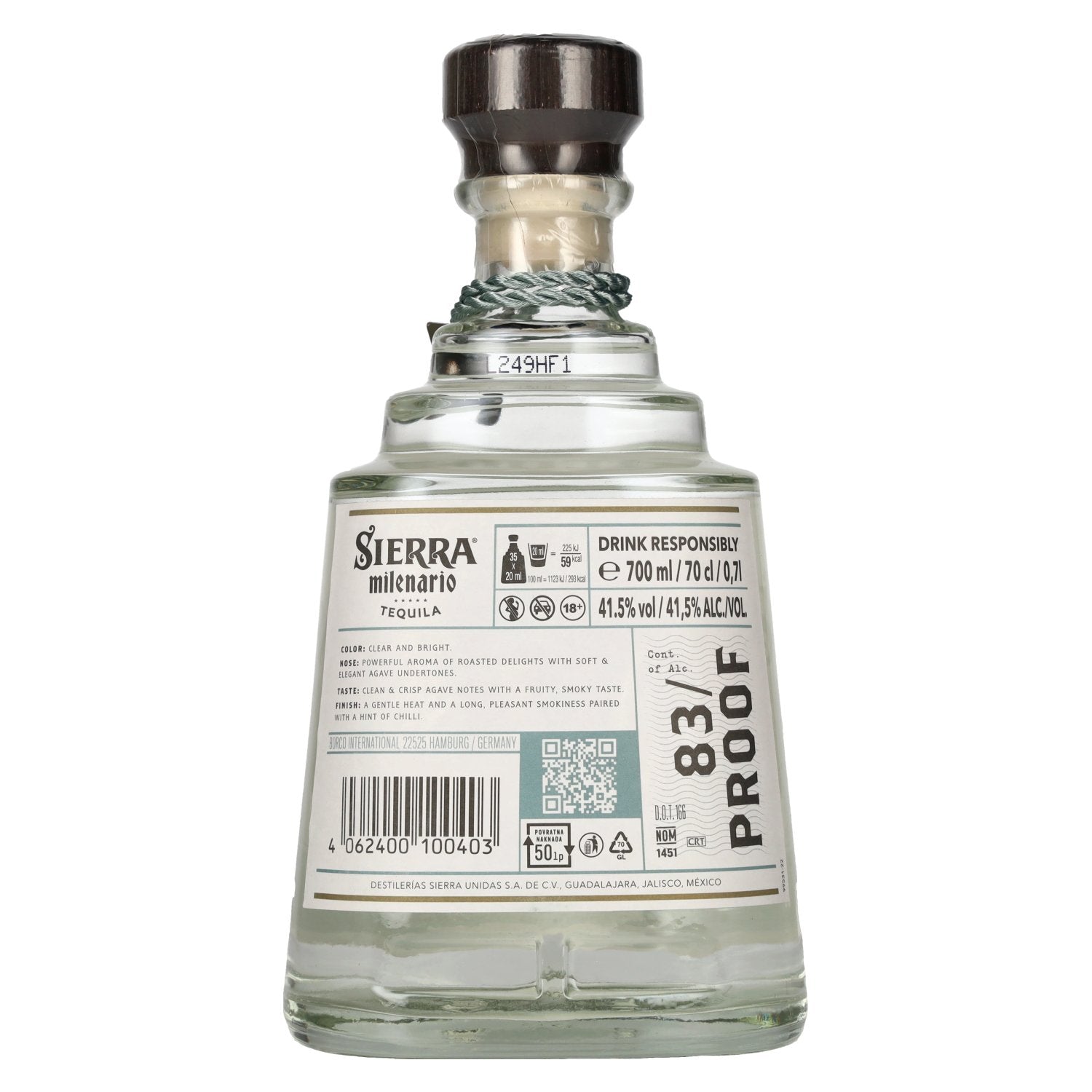Sierra Tequila Milenario Fumado 100% de Agave 41,5% Vol. 0,7l