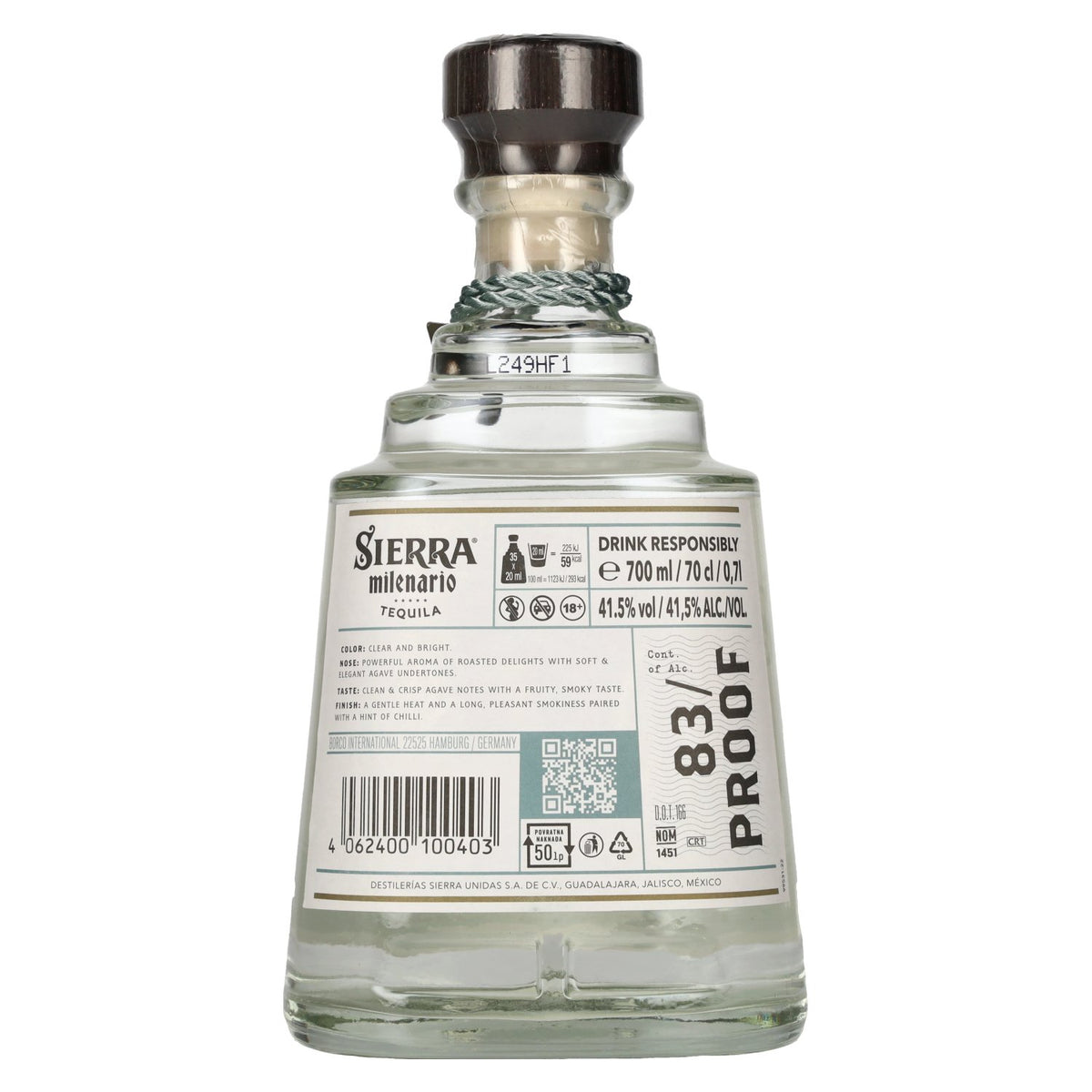 Sierra Tequila Milenario Fumado 100 % d'agave 41,5 % vol. 0,7 l