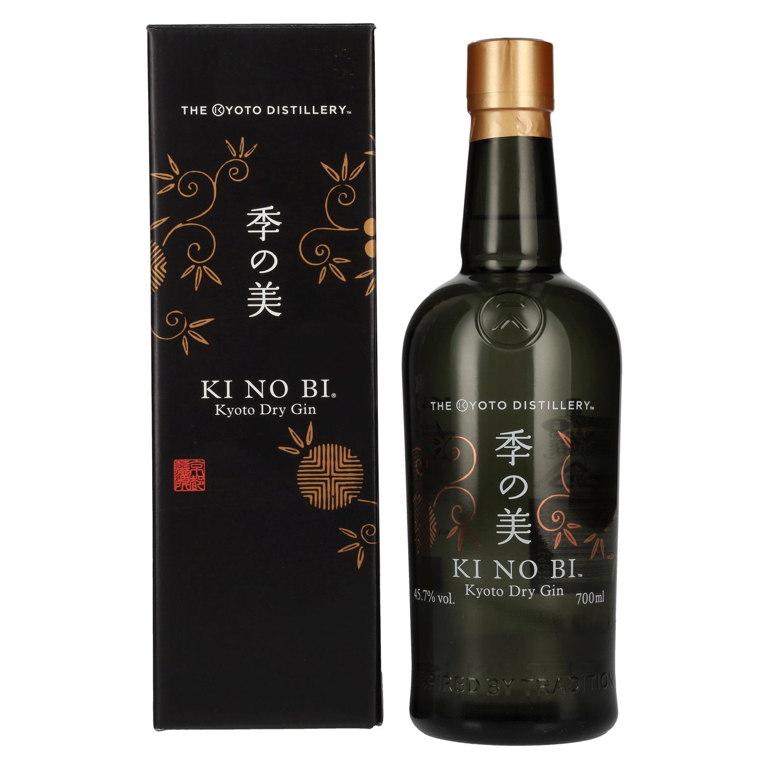 KI NO BI Kyoto Dry Gin 45,7% Vol. 0,7l in Geschenkbox