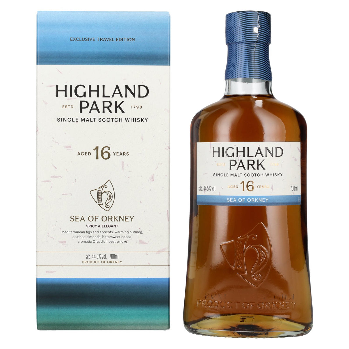 Highland Park 16 Years Old SEA OF ORKNEY Single Malt Scotch Whisky 44,5% Vol. 0,7l in gift box