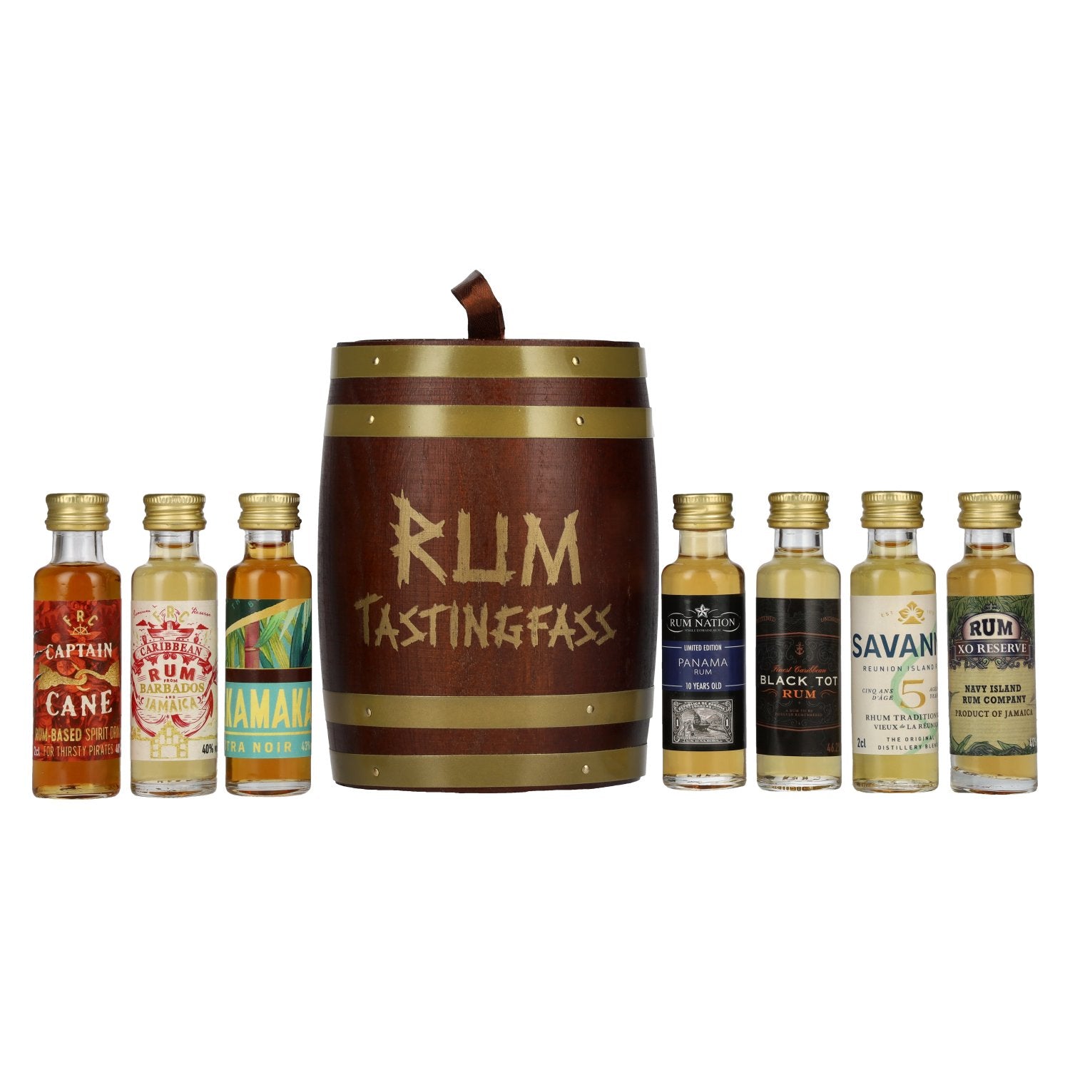 ICH LIEBE RUM Tasting Barrel 41,7% Vol. 7x0,02l in wooden crate