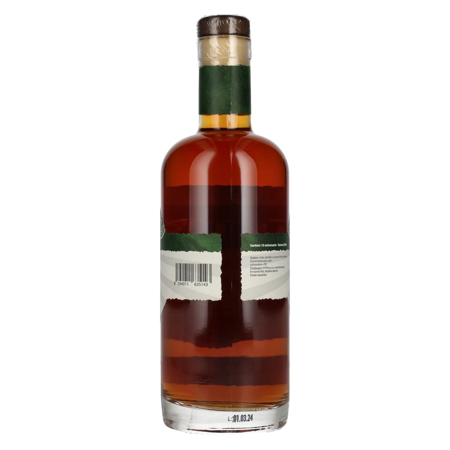 SANTERO 10 Years Old Anniversario Rum 37,5% Vol. 0,7l