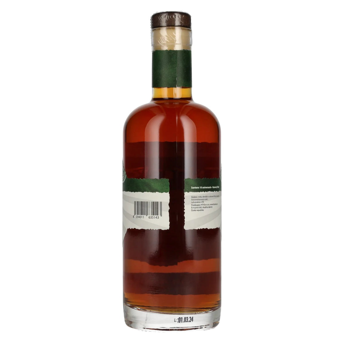 SANTERO 10 Years Old Anniversario Rum 37,5% Vol. 0,7l