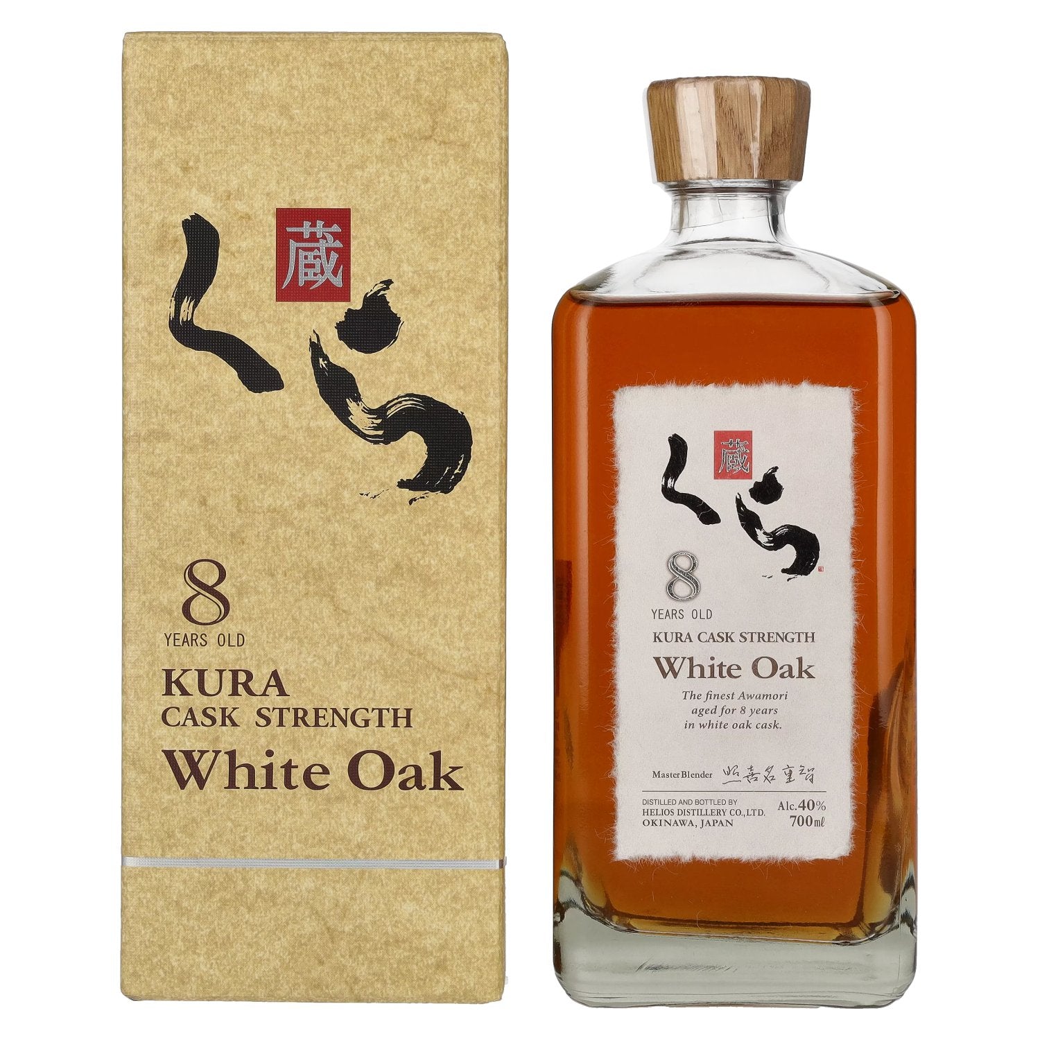 Kura 8 Years Old White Oak Single Malt Whisky 40% Vol. 0,7l in Geschenkbox