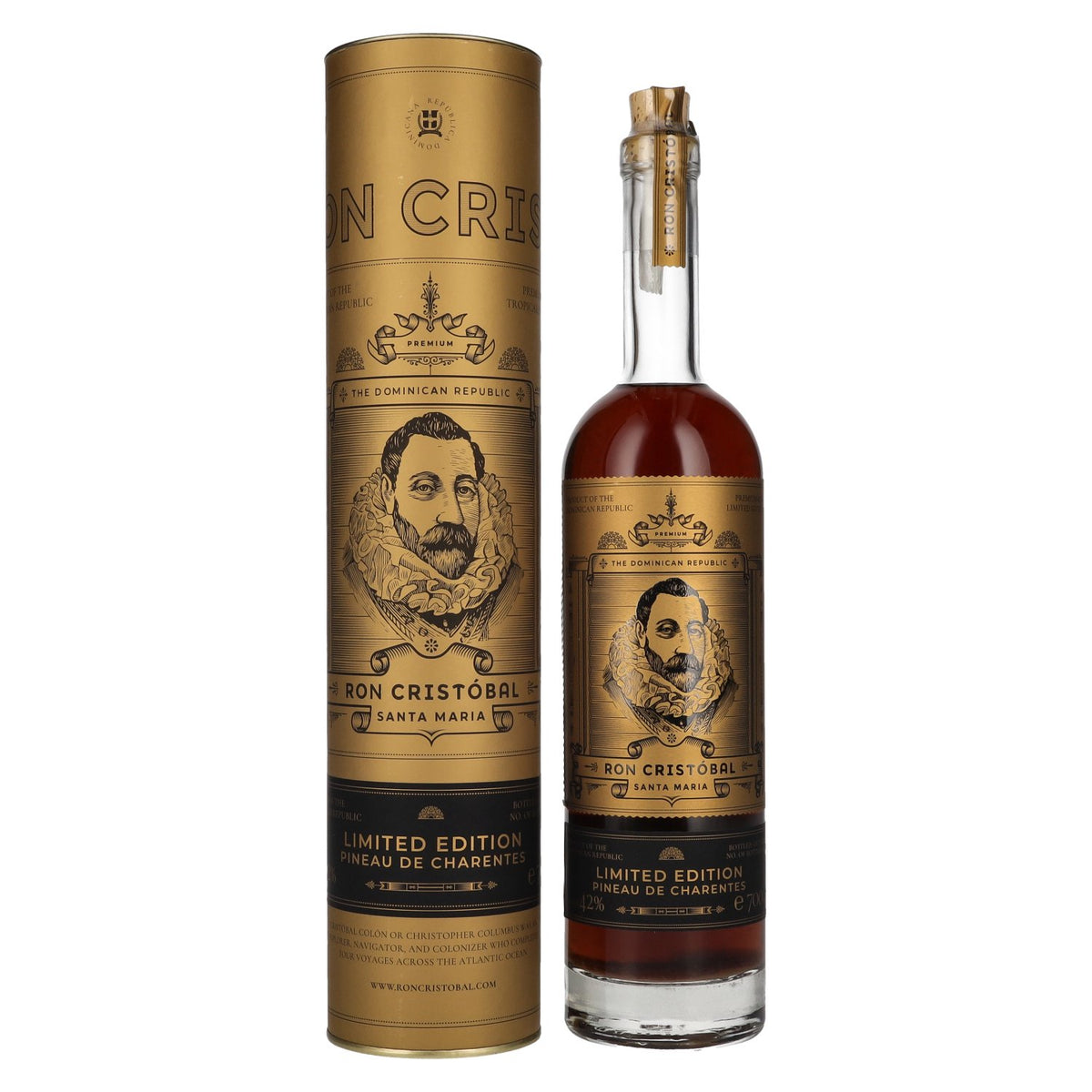 Ron Cristóbal Santa Maria Pineau de Charentes Limited Edition 42% Vol. 0,7l in gift box