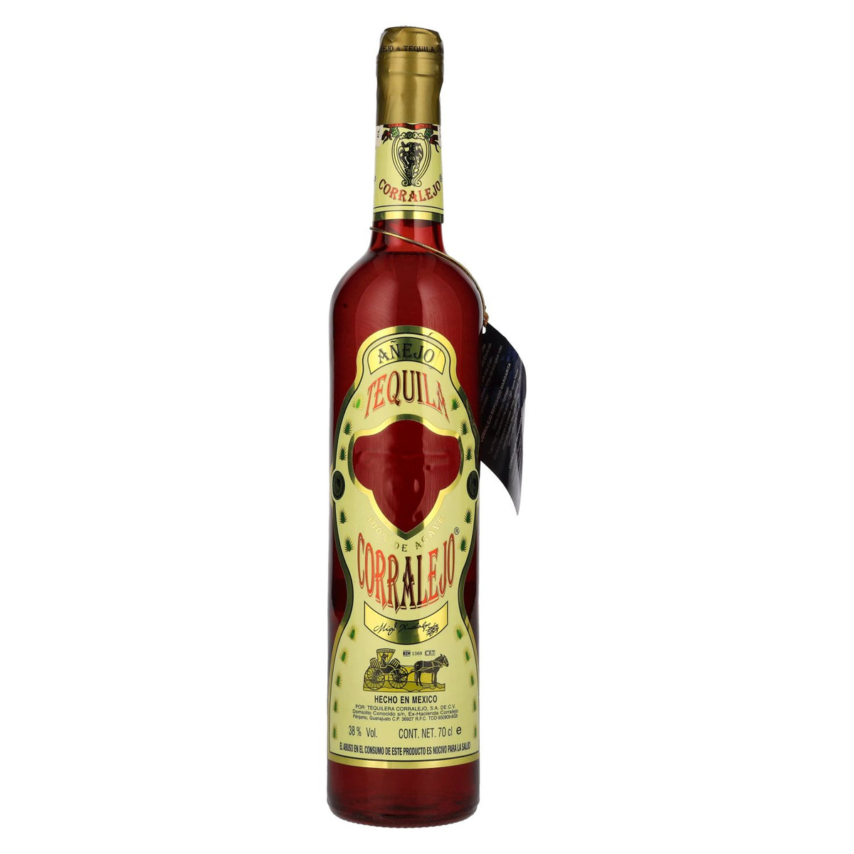 Corralejo Tequila AÑEJO 100 % d'agave, 38 % vol., 0,7 l