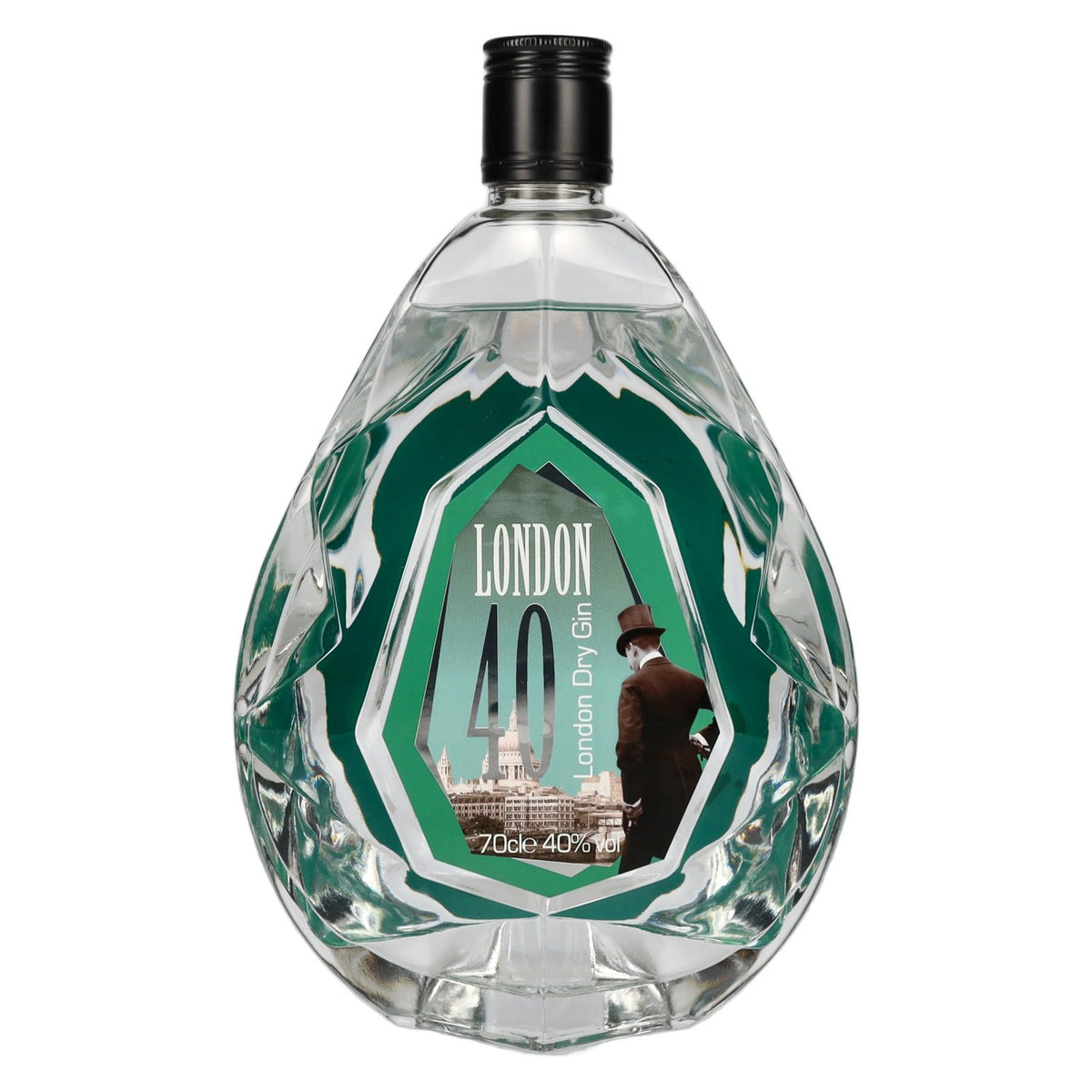 London 40 London Dry Gin 40% ABV 0.7l