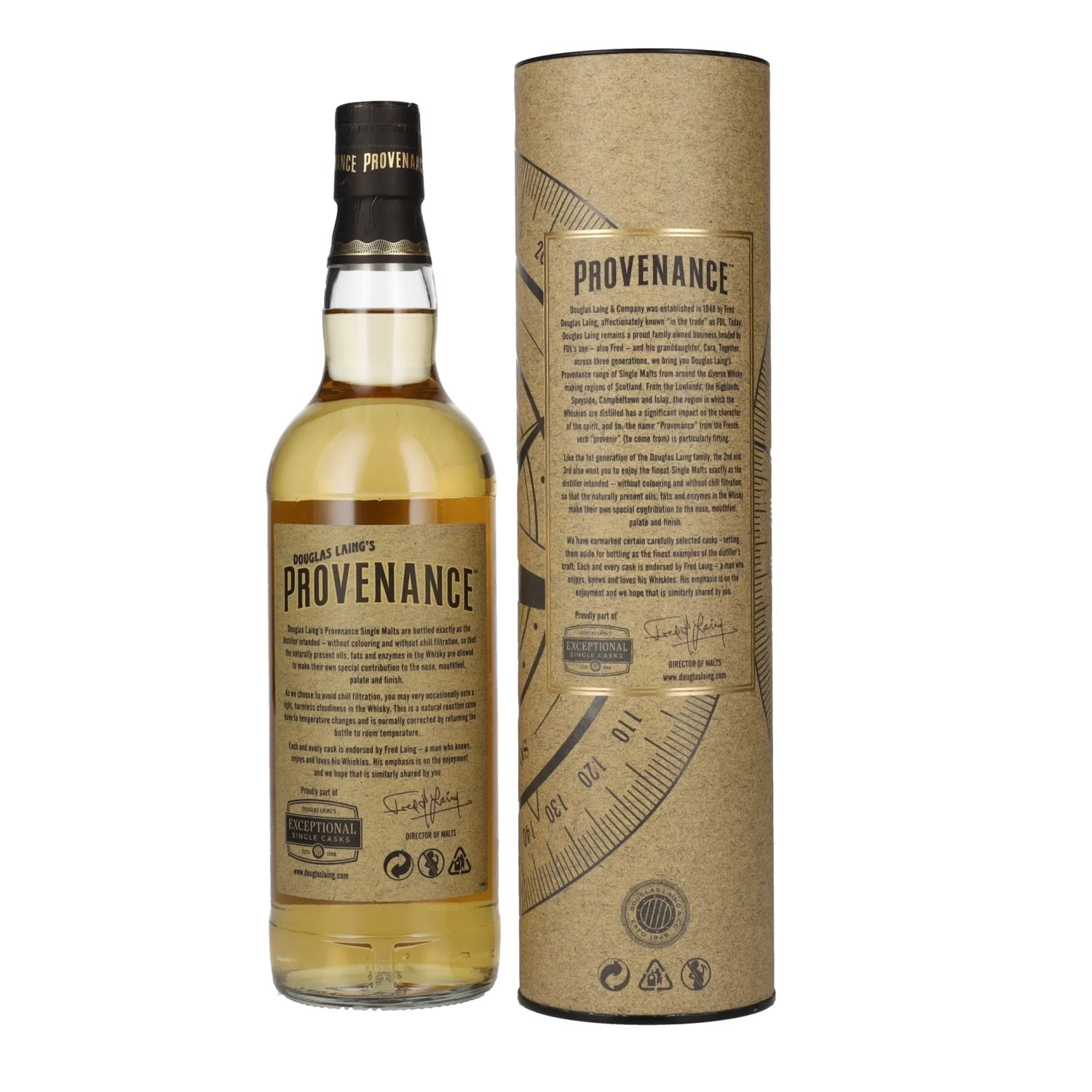 Douglas Laing PROVENANCE Blair Athol 5 Years Old Single Cask Malt 2014 46% Vol. 0,7l in gift box