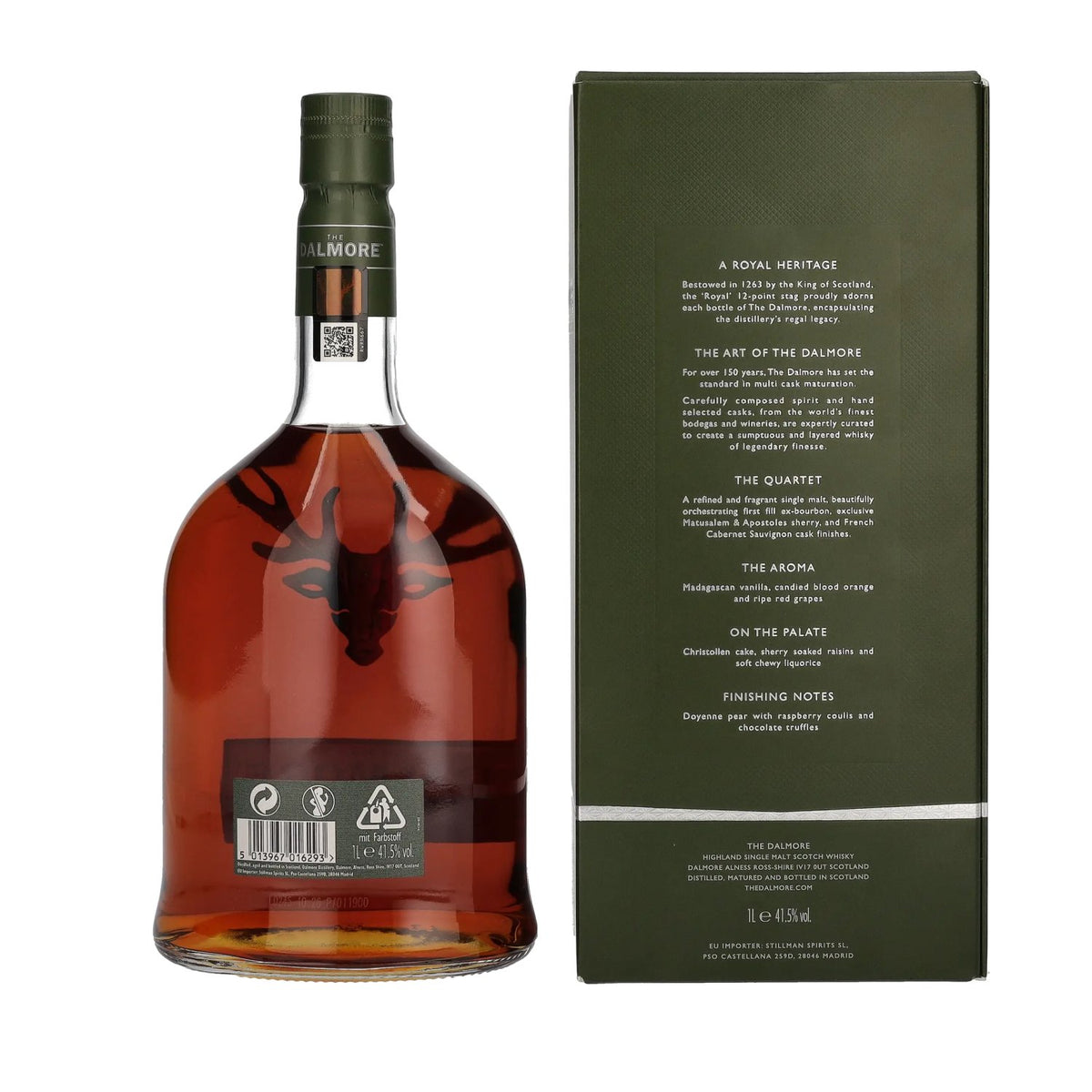 The Dalmore THE QUARTET Highland Single Malt Scotch Whisky 41,5% Vol. 1l in gift box