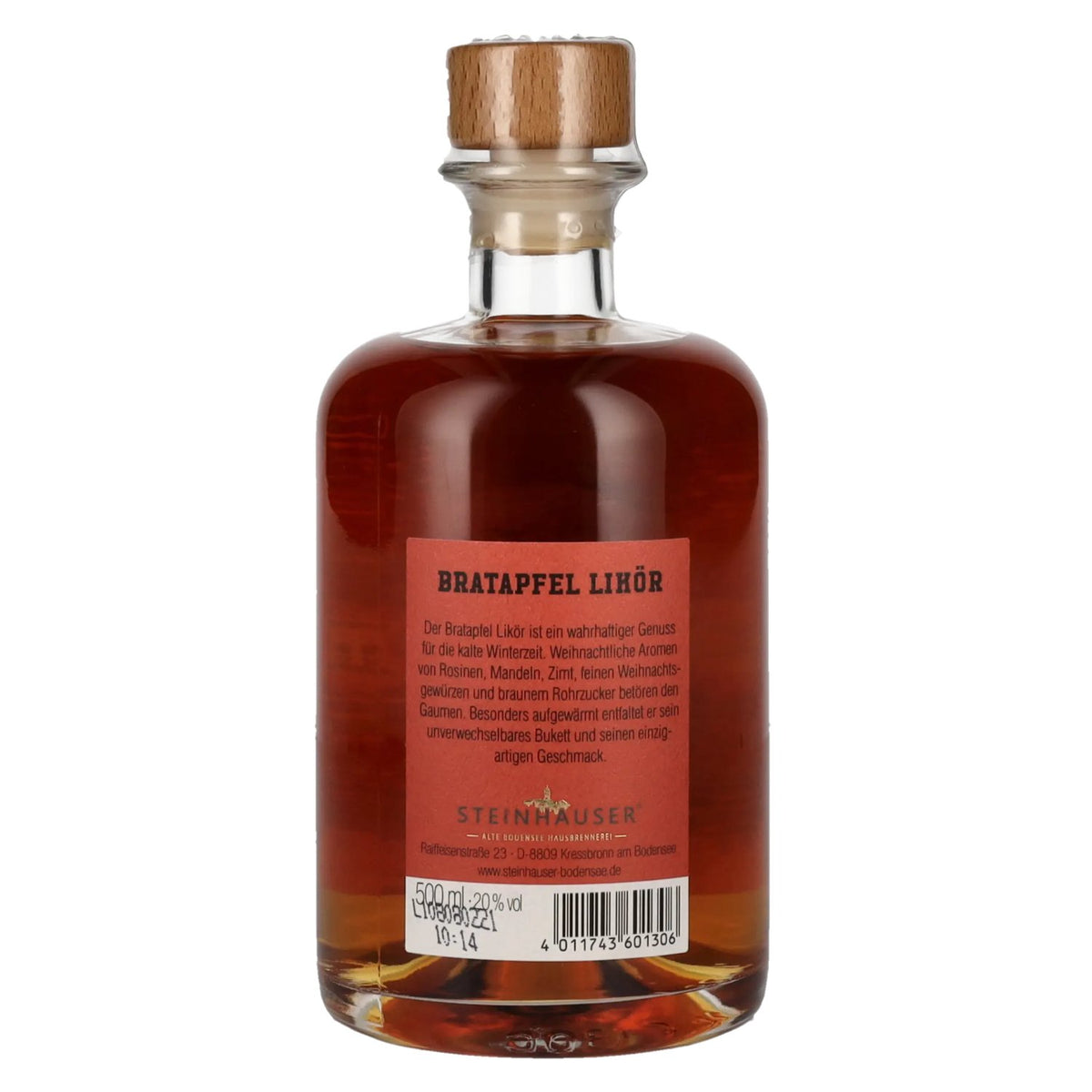 Steinhauser BRATAPFEL liqueur 20% vol. 0.5l
