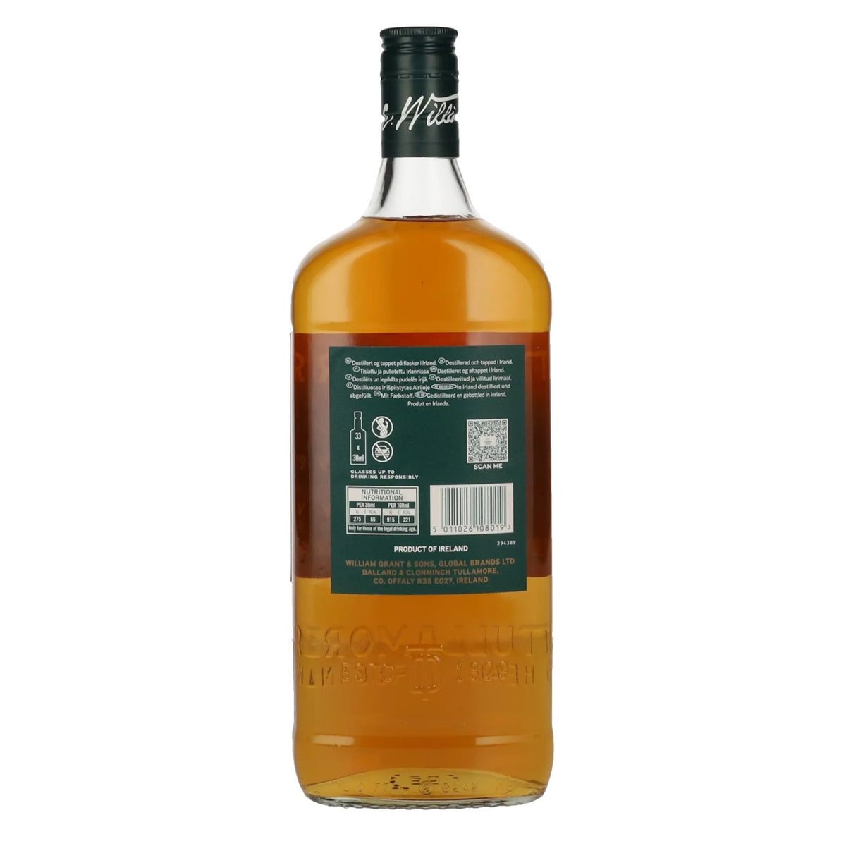 Tullamore D.E.W. Triple Distilled Irish Whiskey 40% Vol. 1l