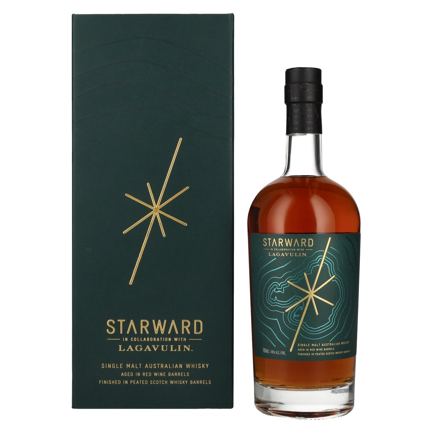 Starward LAGAVULIN Single Malt Australian Whisky 48% vol. 0,7l en boîte cadeau